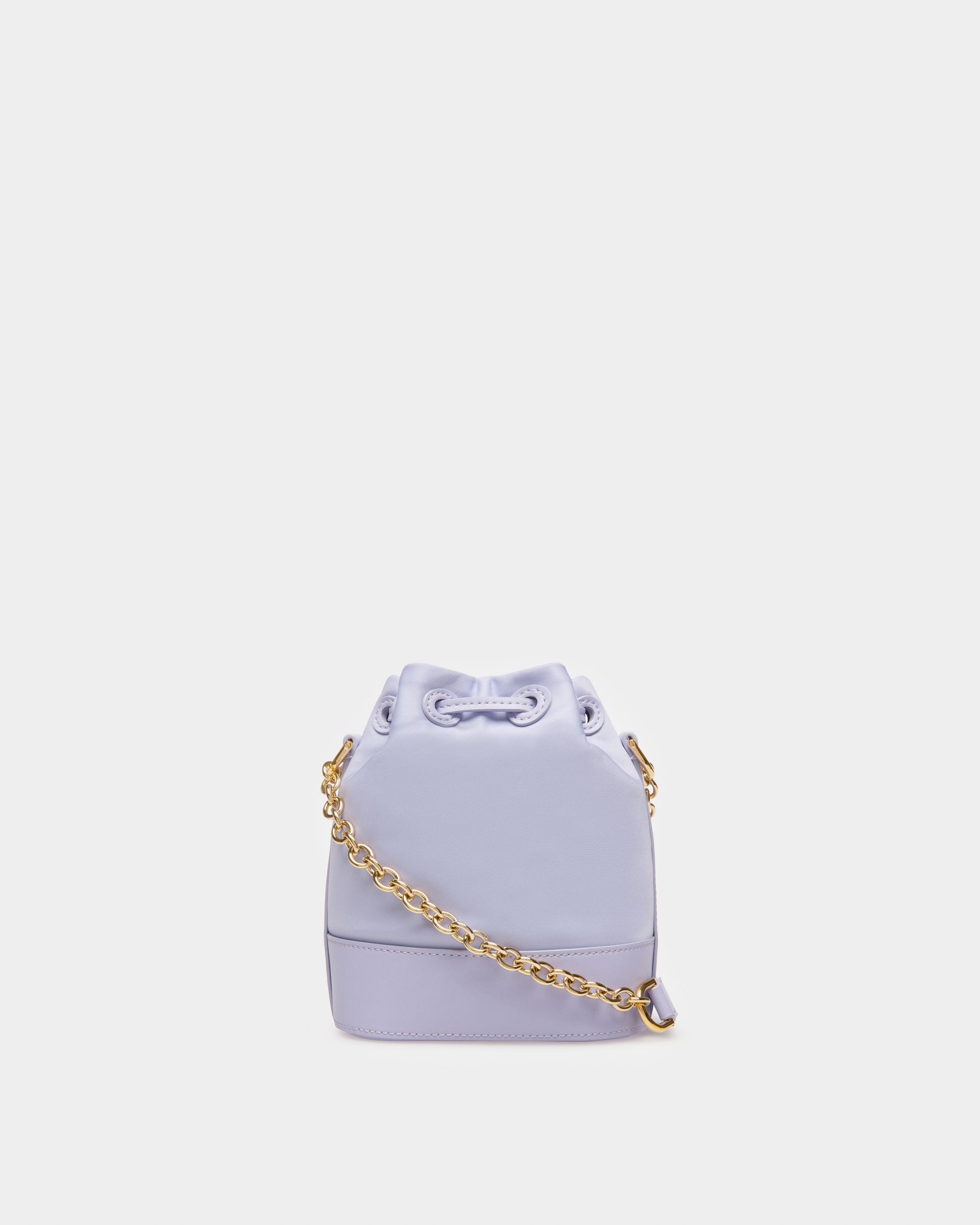 Eoh Small Nylon Bucket Bag In Lilac - Women's - Bally - 03
