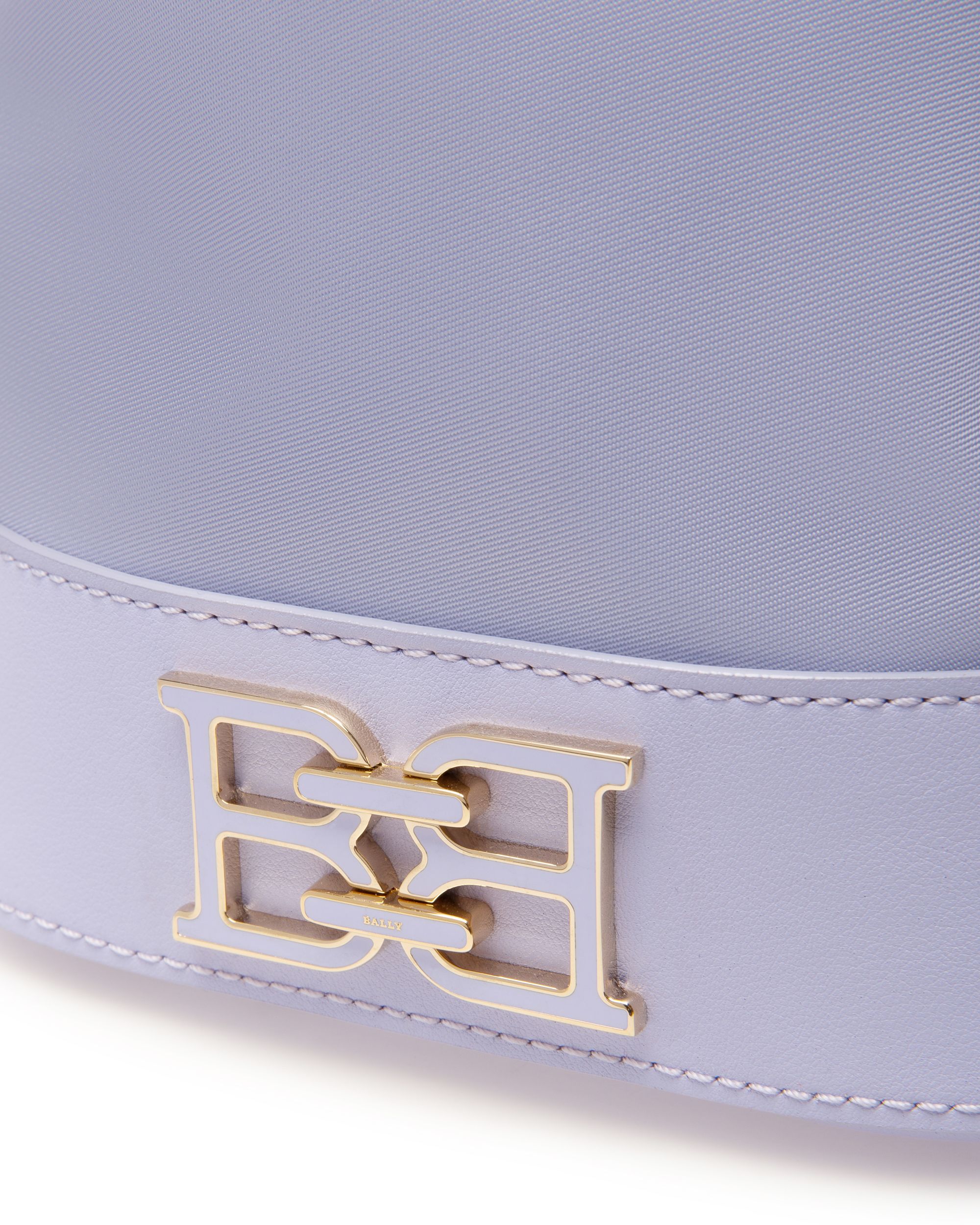 Eoh Small Nylon Bucket Bag In Lilac - Women's - Bally - 05