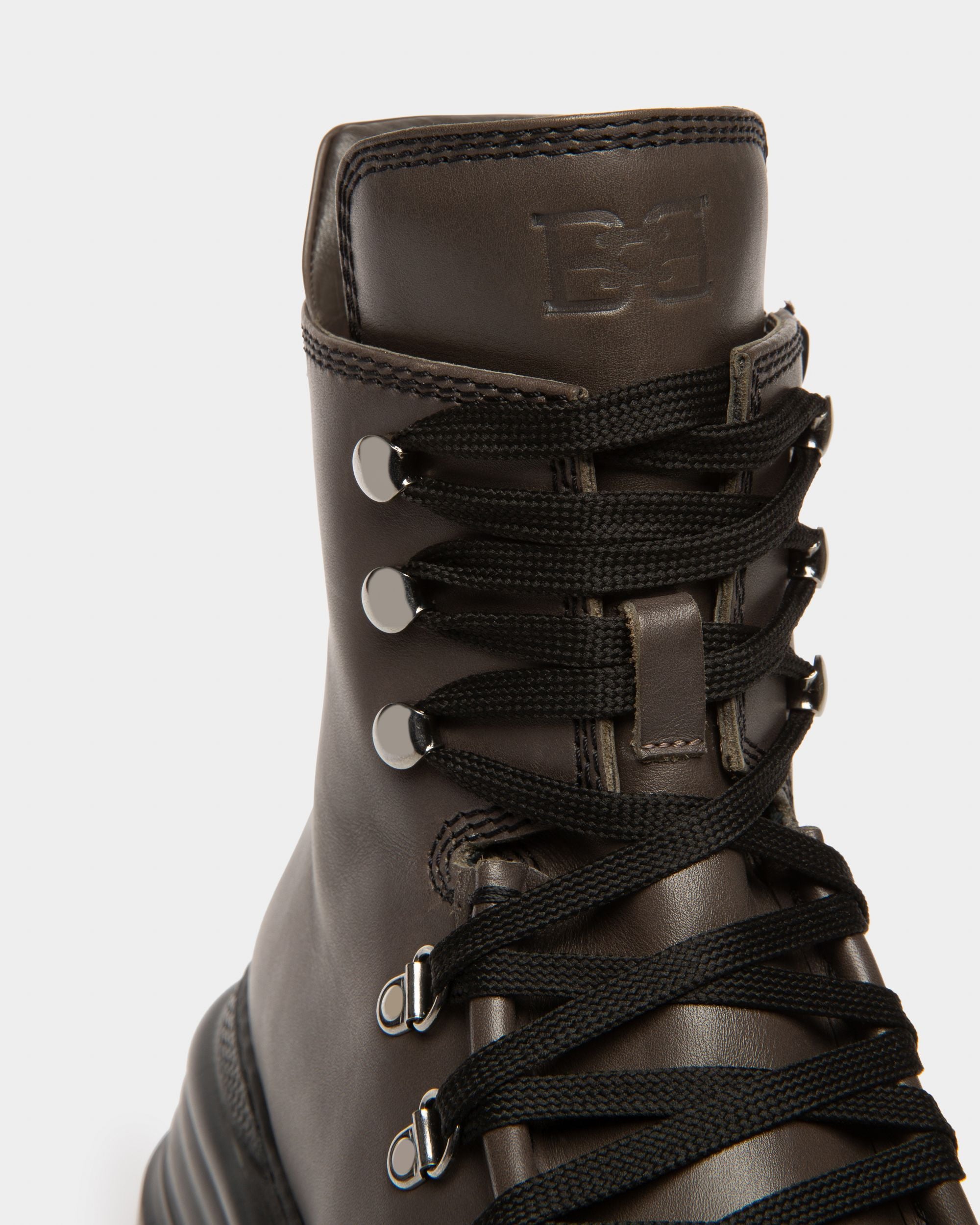 Graciella Leather Booties In Army Green - Women's - Bally - 06