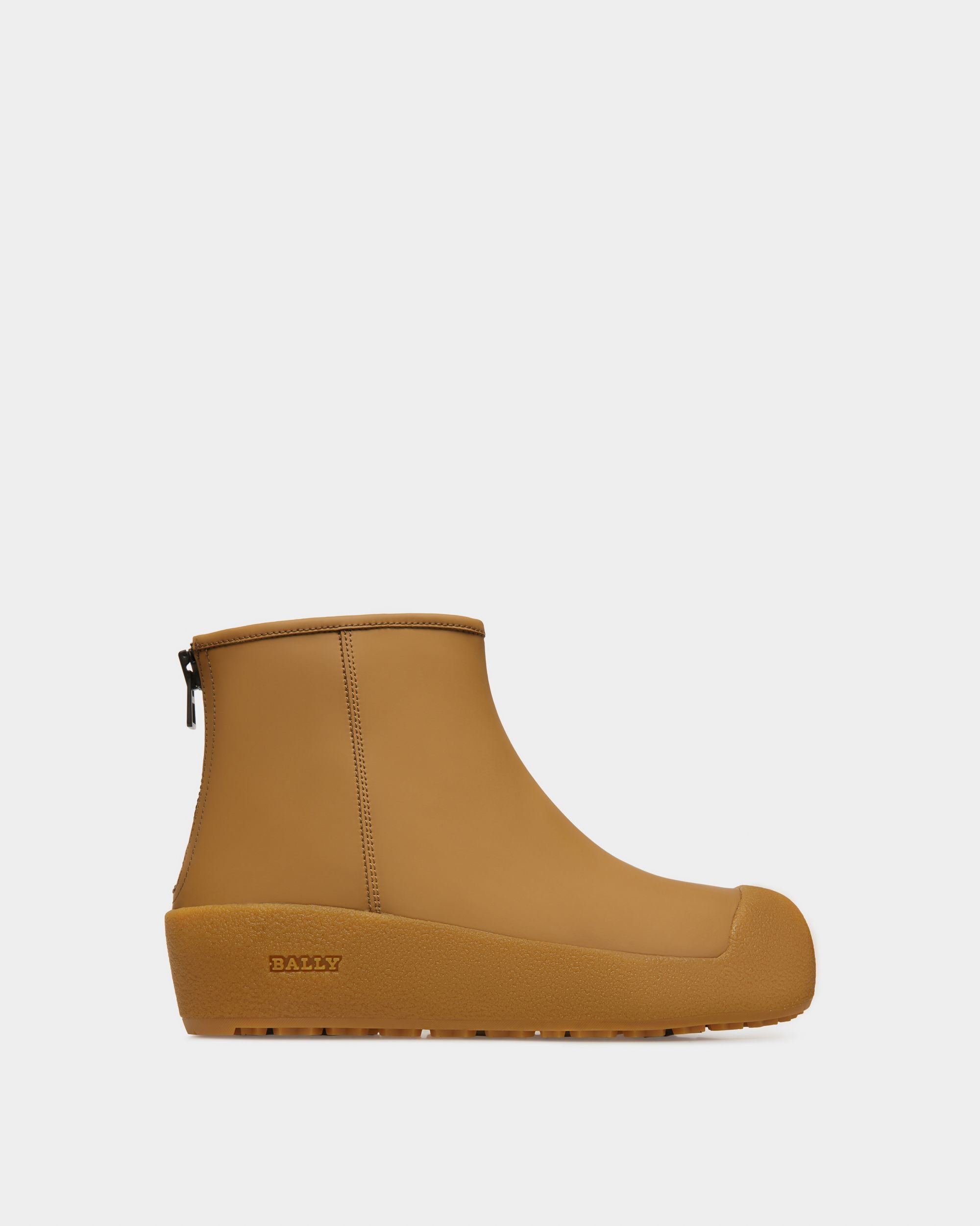 Bernina Leather Booties In Camel - Women's - Bally - 10
