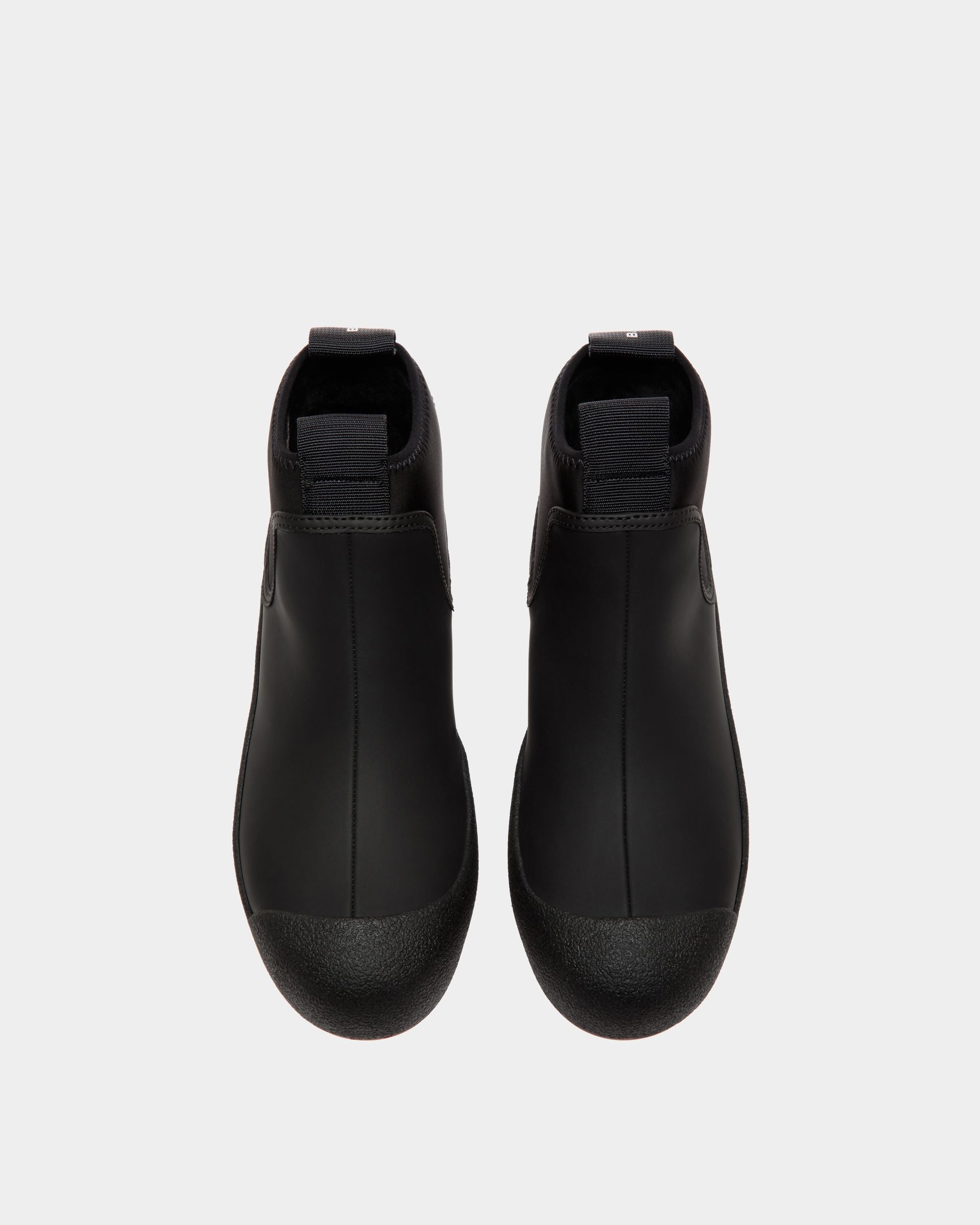 Bally Curling Booties In Black Leather - Women's - Bally - 04