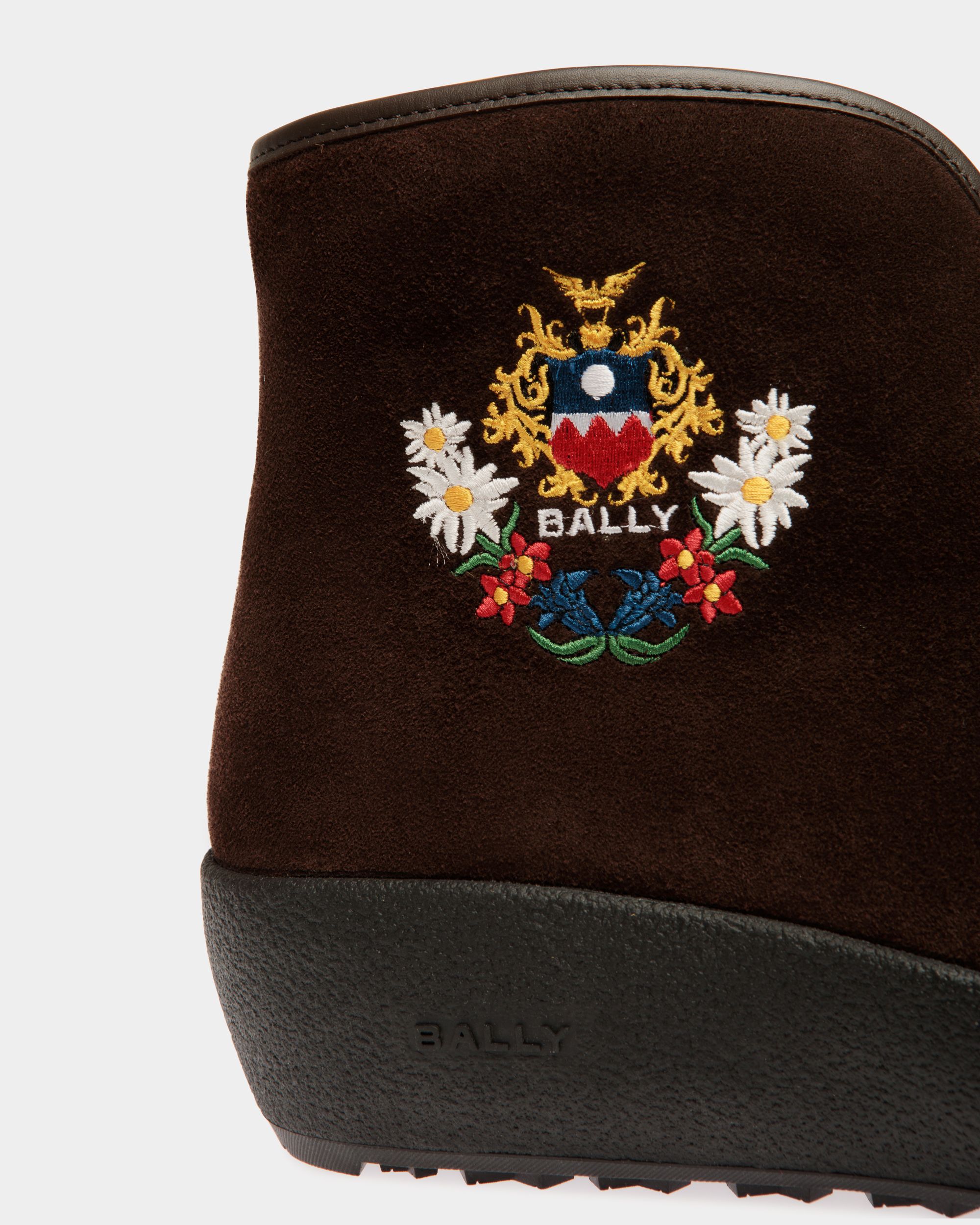 Winter Capsule Capsule Bootie in Brown Suede - Women's - Bally - 06