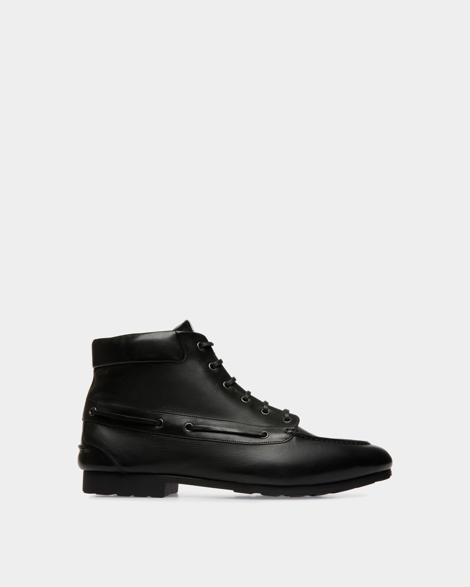 Plume Bootie In Black Leather - Women's - Bally - 01