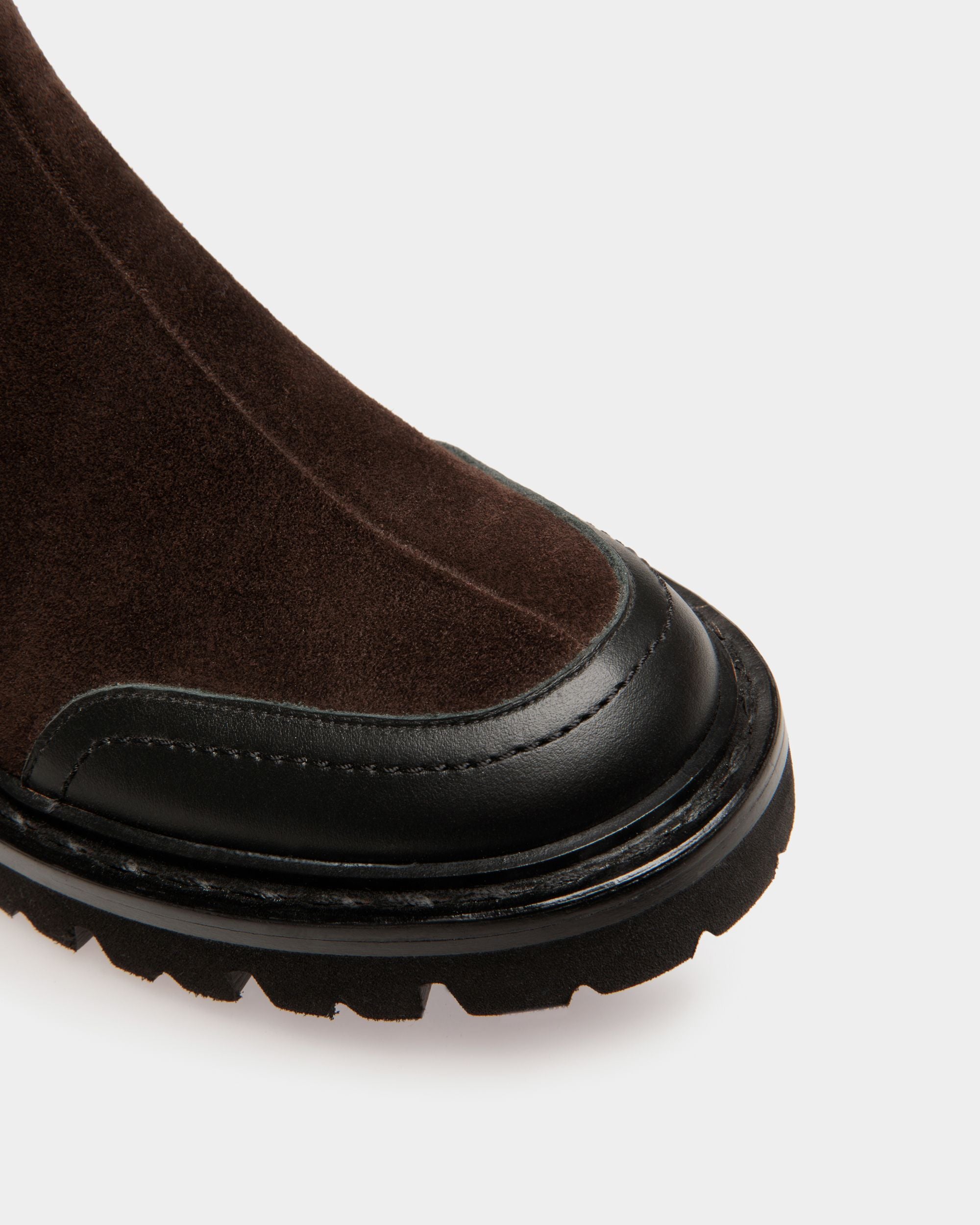 Enga Boots In Brown Leather - Women's - Bally - 05