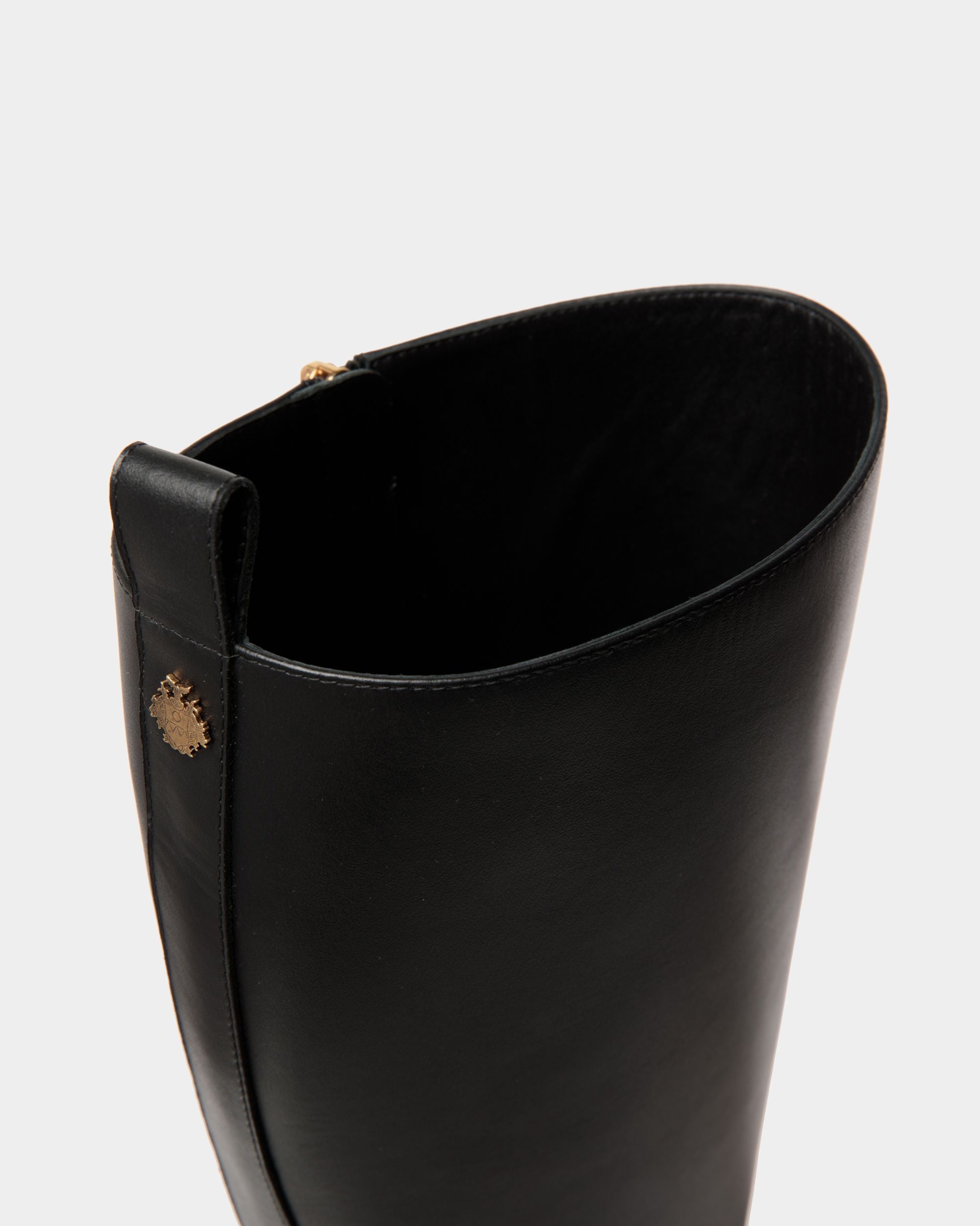 Gusto Boot in Black Leather - Women's - Bally - 04
