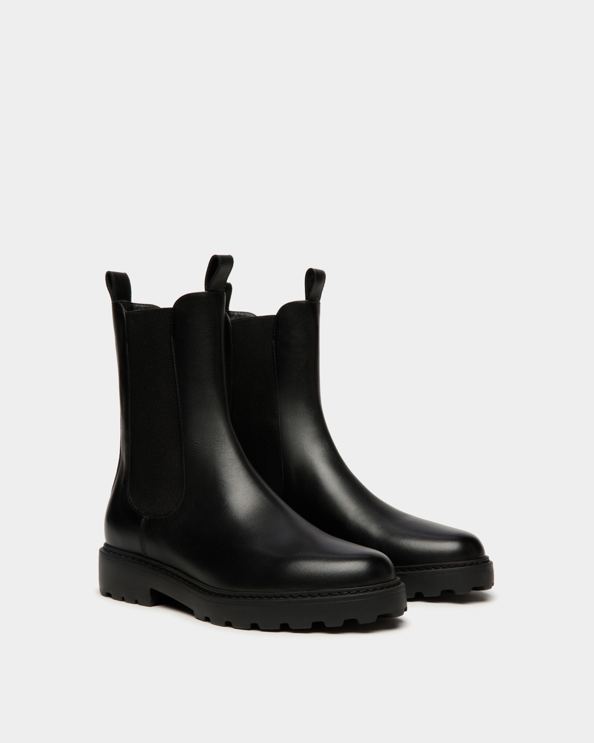 Gusto Bootie In Black Leather - Women's - Bally - 02