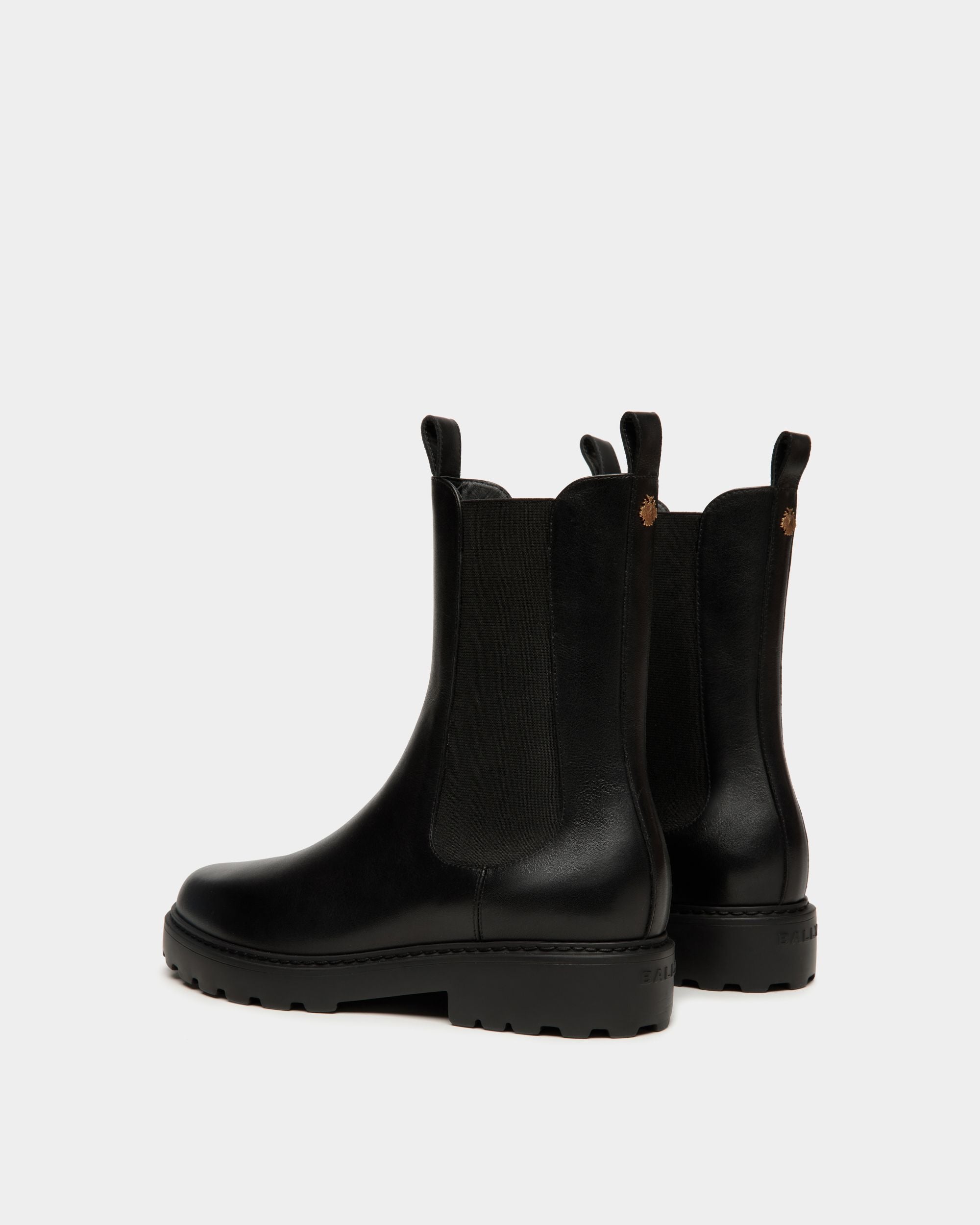 Gusto Bootie In Black Leather - Women's - Bally - 03