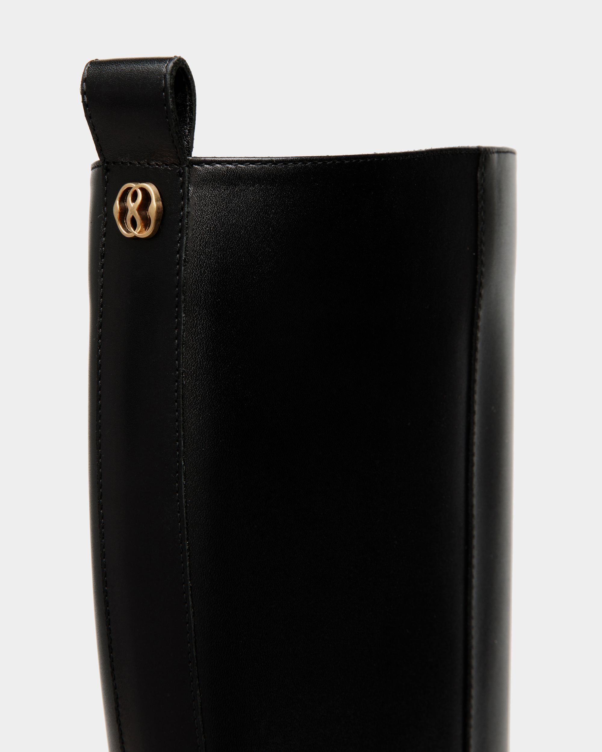 Sylt Boot in Black Leather - Women's - Bally - 05