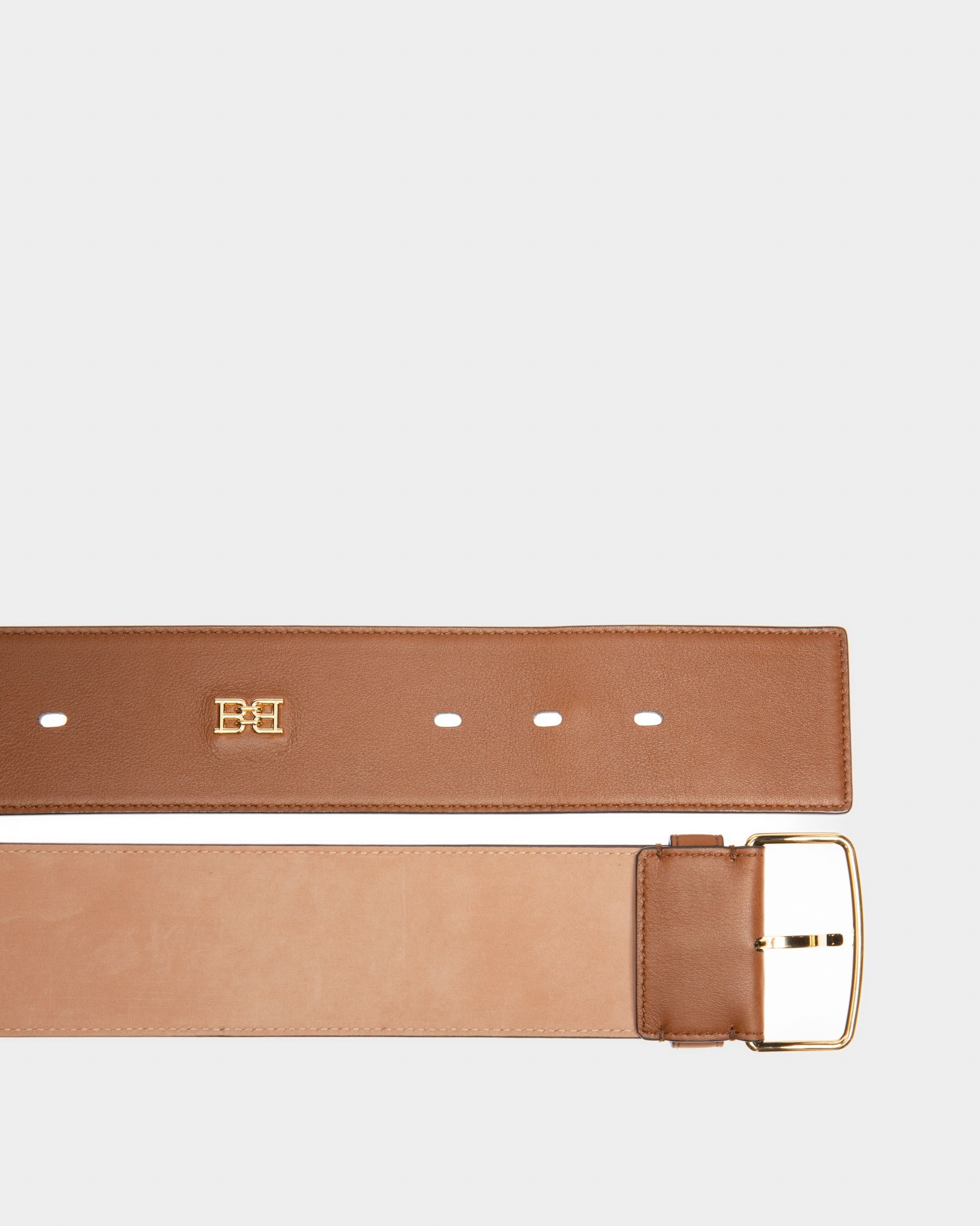 Bonee Leather 55mm Belt In Brown - Women's - Bally - 03