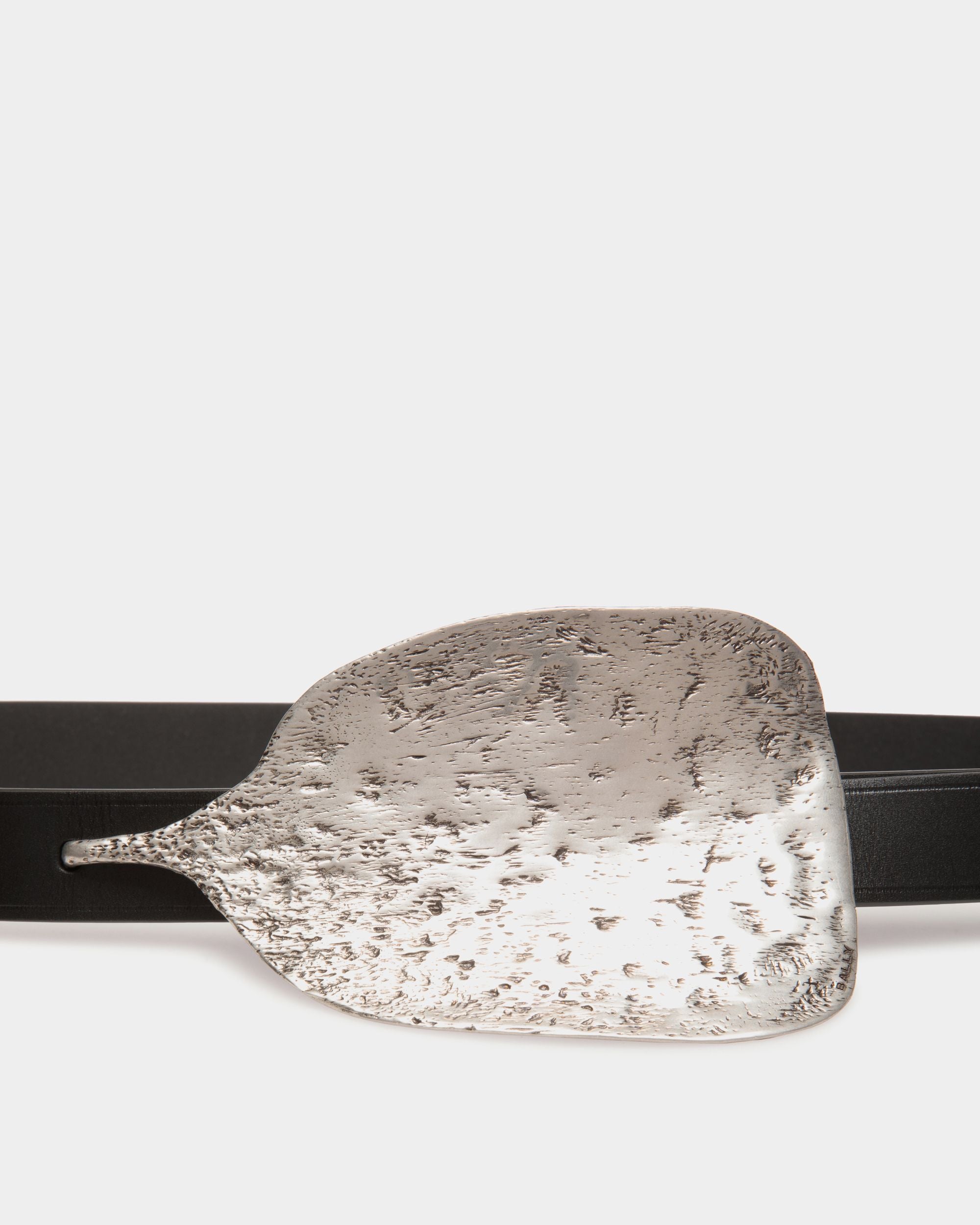 Swissness Belt in Black Leather - Women's - Bally - 03