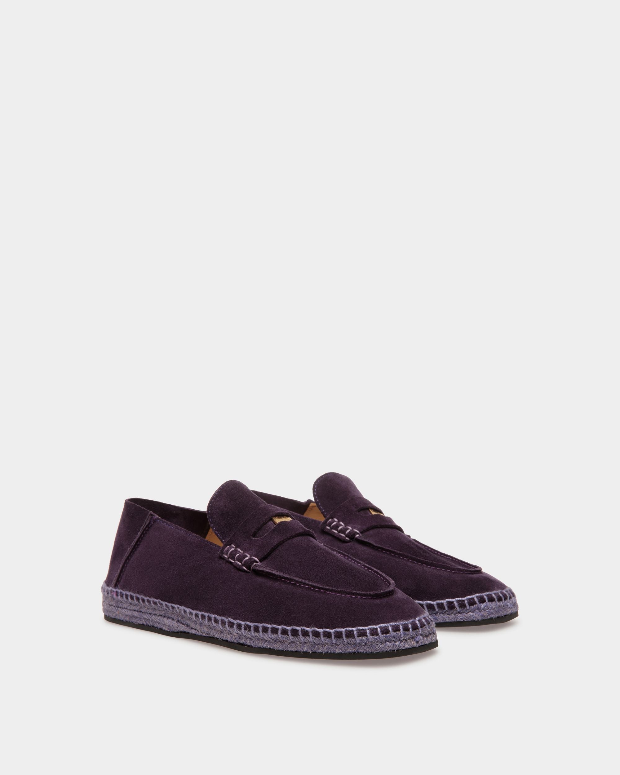 Karakas Espadrilles In Orchid Leather - Women's - Bally - 03