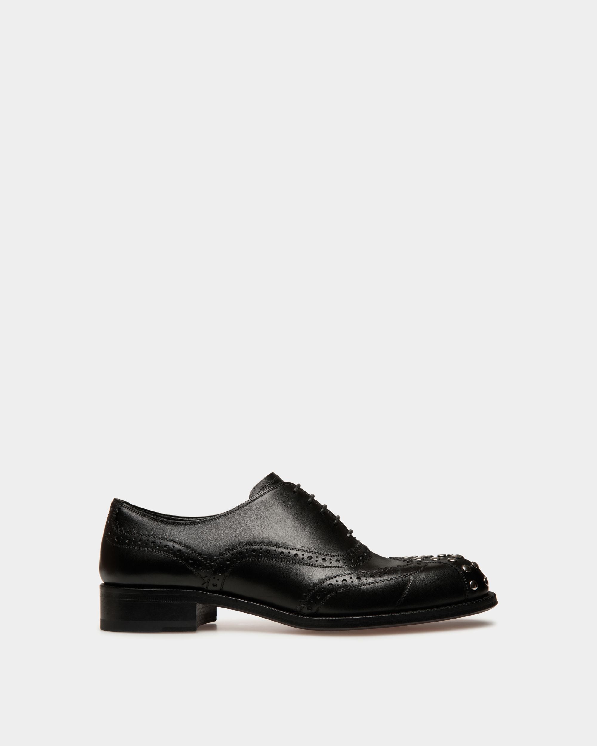 Spiegel Oxford in Black Leather - Women's - Bally - 01