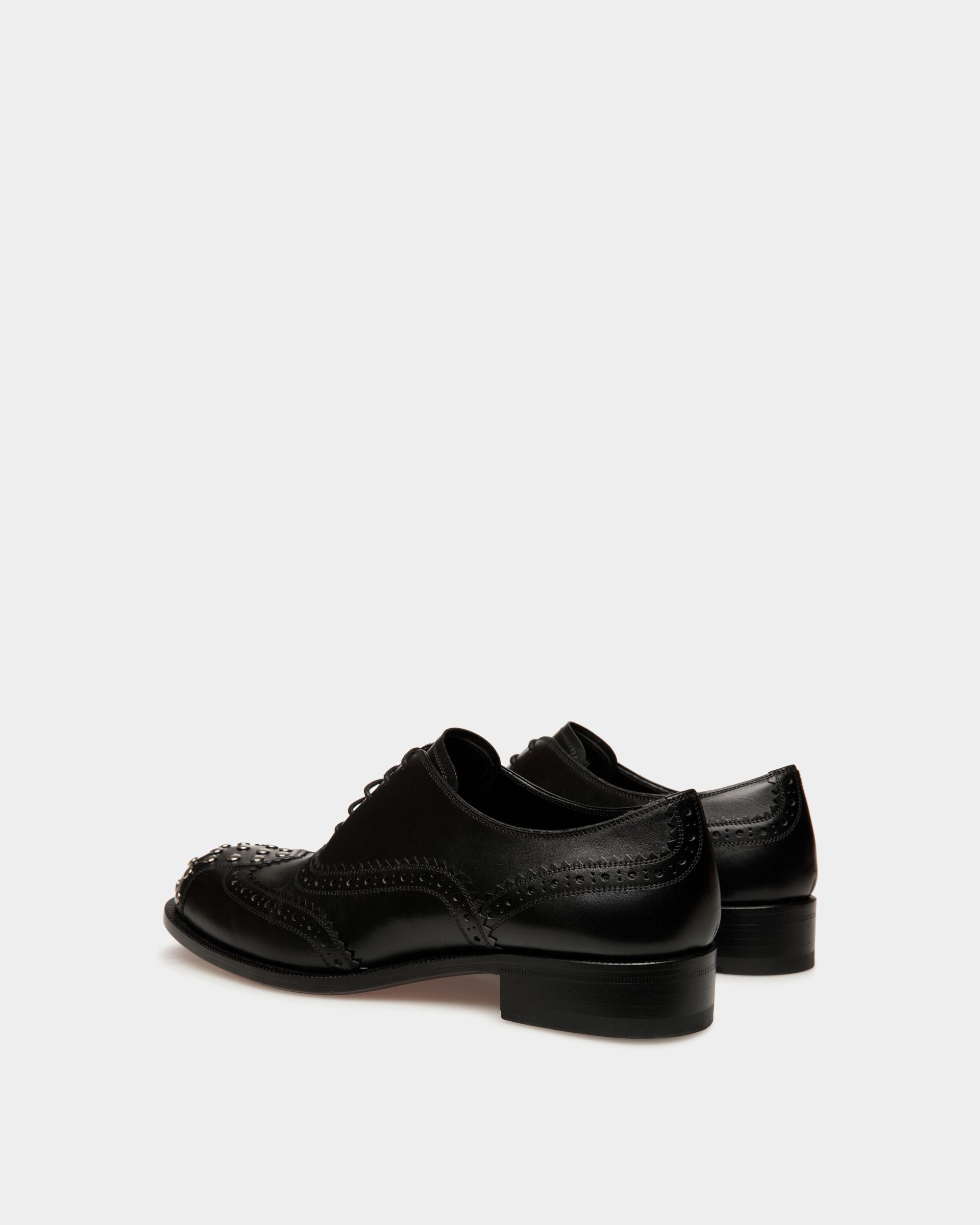 Spiegel Oxford in Black Leather - Women's - Bally - 04