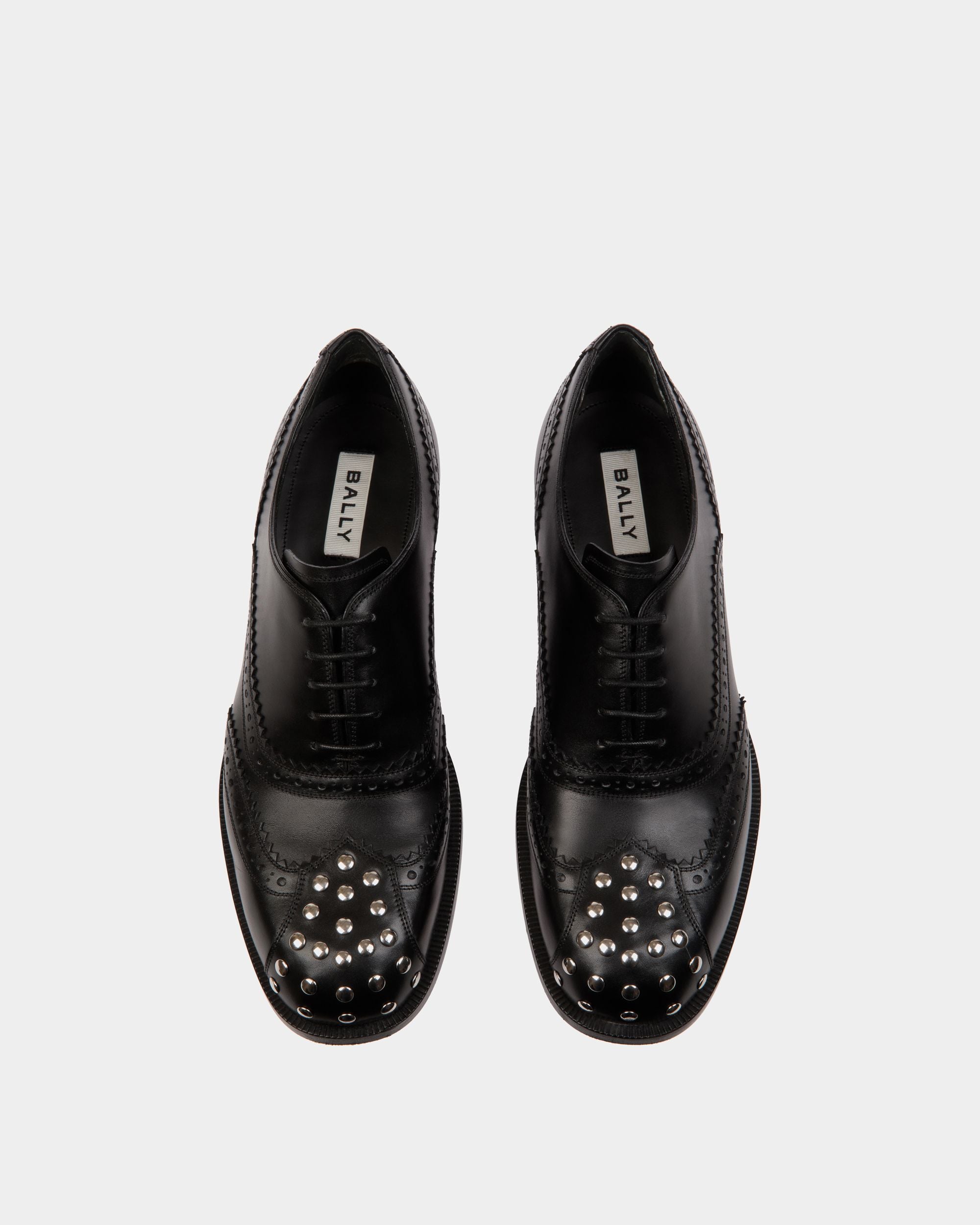 Spiegel Oxford in Black Leather - Women's - Bally - 05