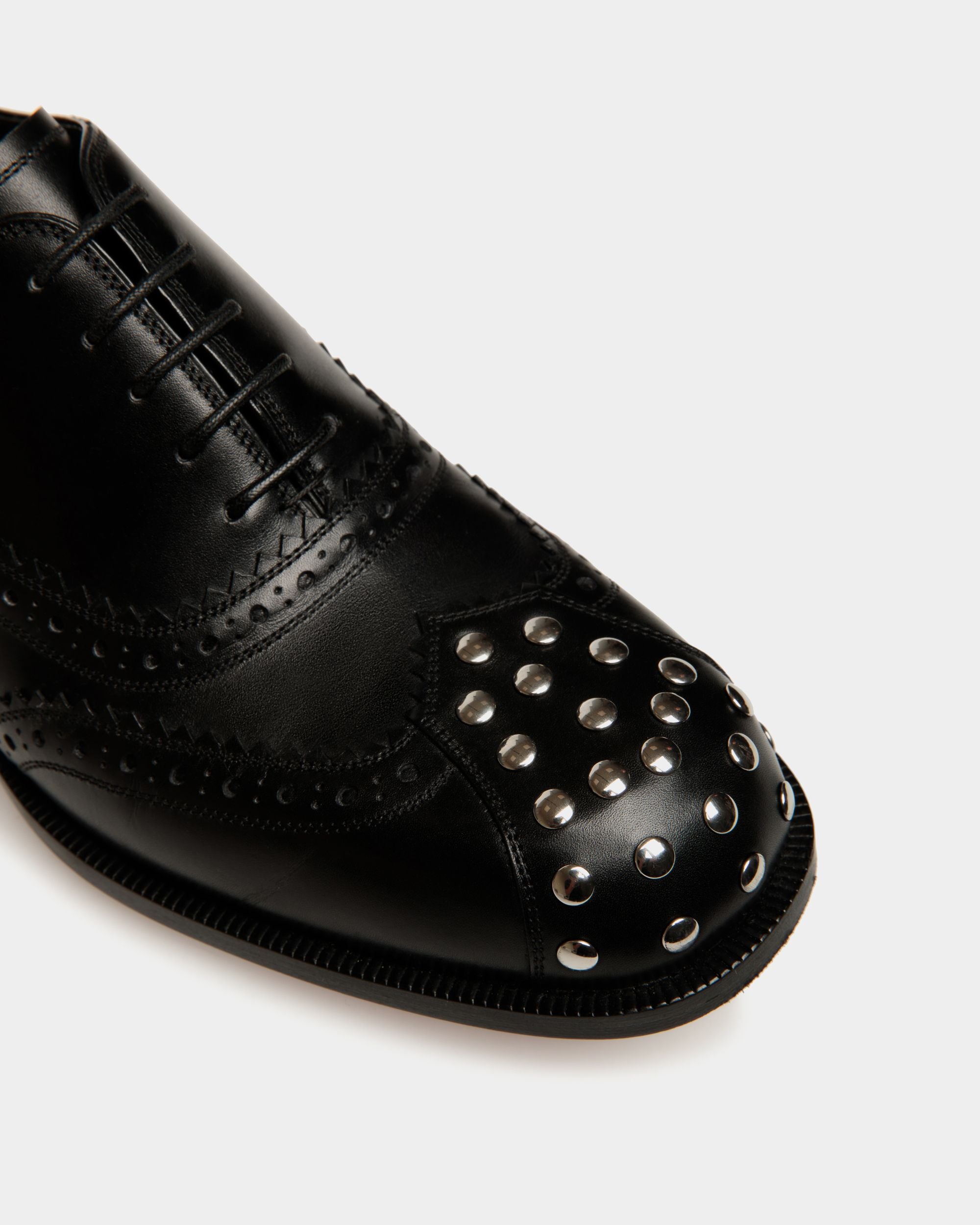 Spiegel Oxford in Black Leather - Women's - Bally - 06