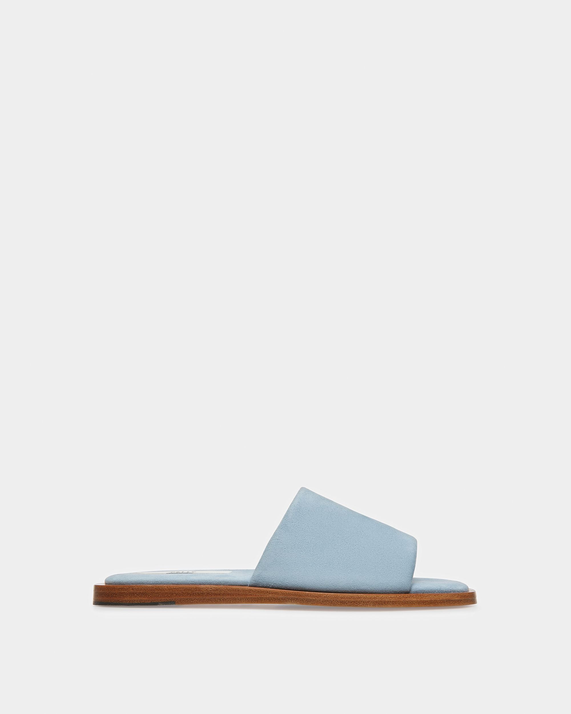 Sabian Leather Sandals In Light Blue - Women's - Bally - 01