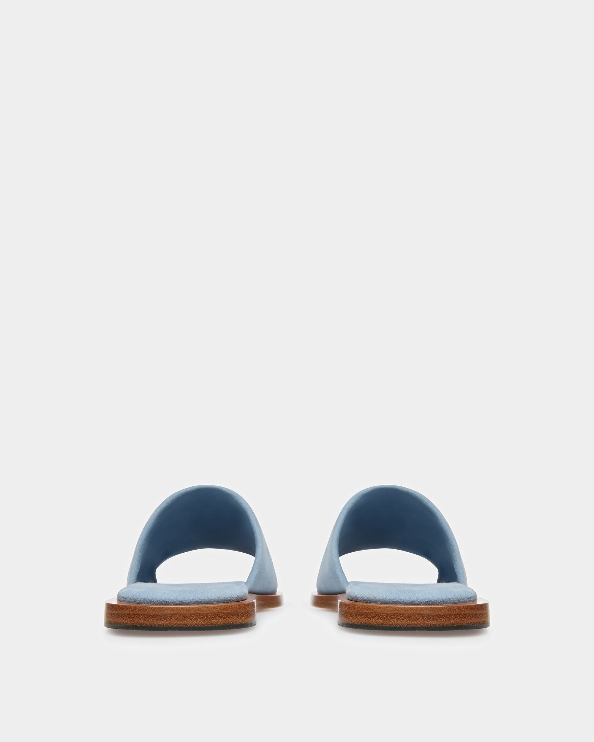 Sabian Leather Sandals In Light Blue - Women's - Bally - 04