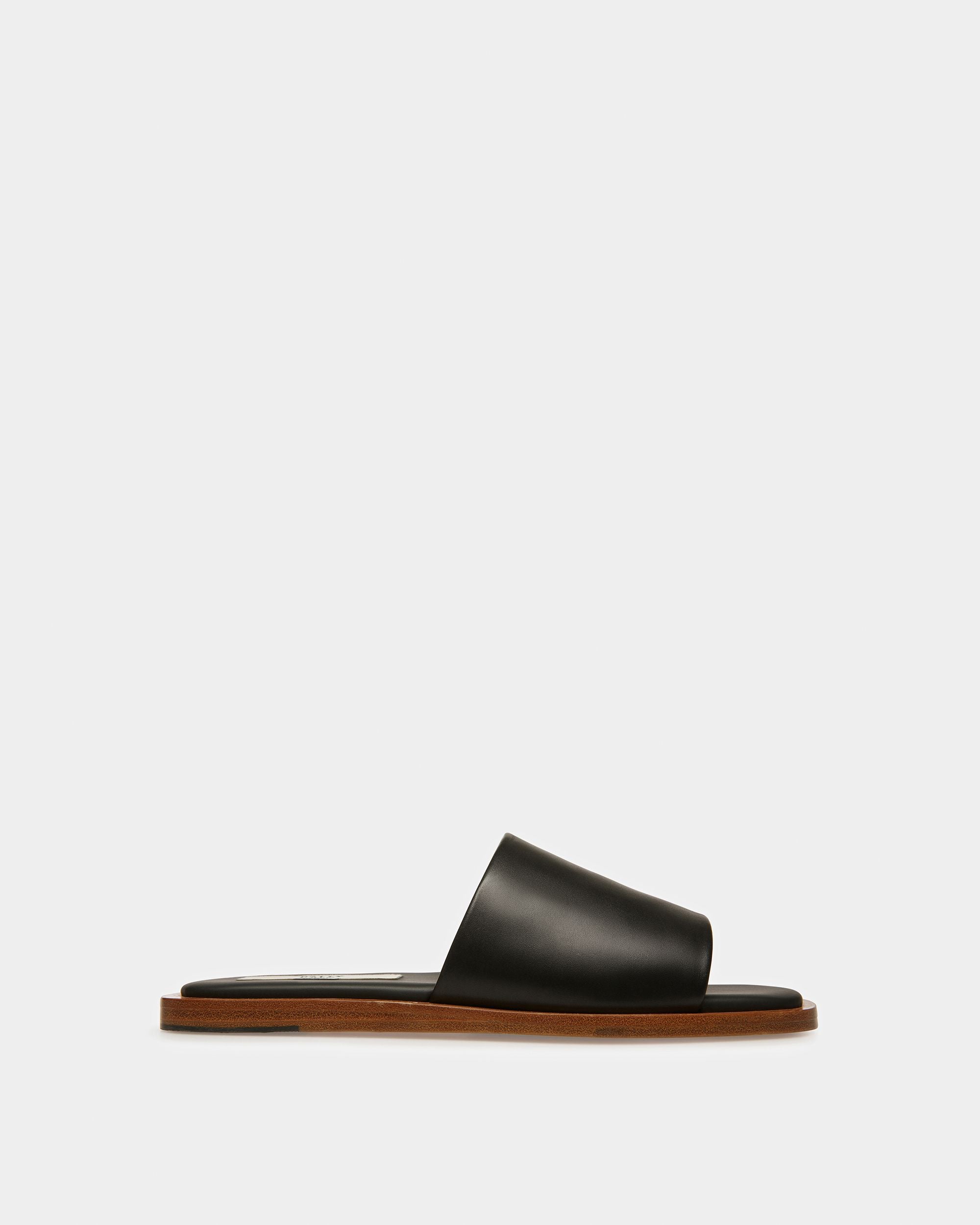 Sabian Leather Sandals In Black - Women's - Bally - 01