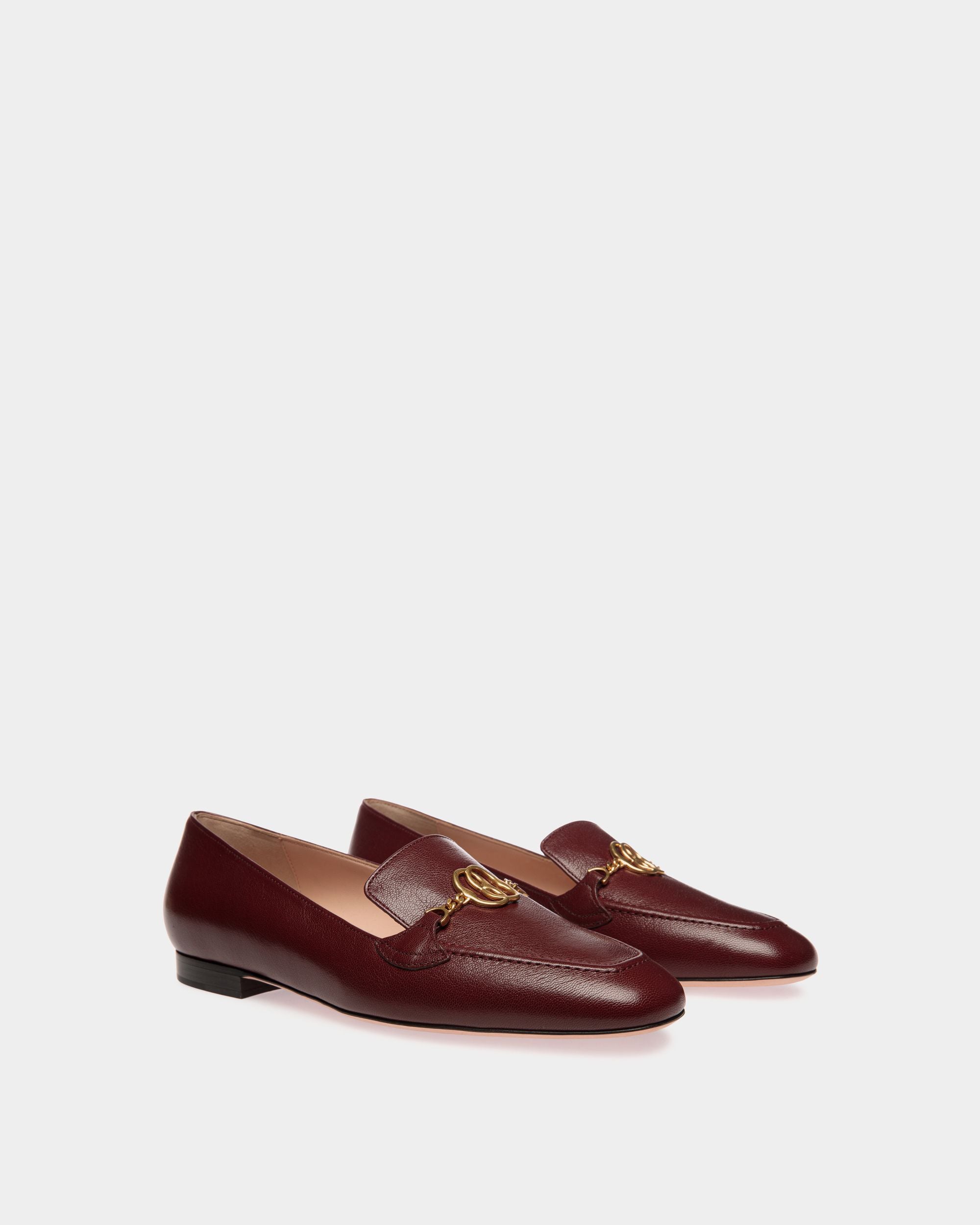 Daily Emblem Loafer In Andorra Leather - Women's - Bally - 03