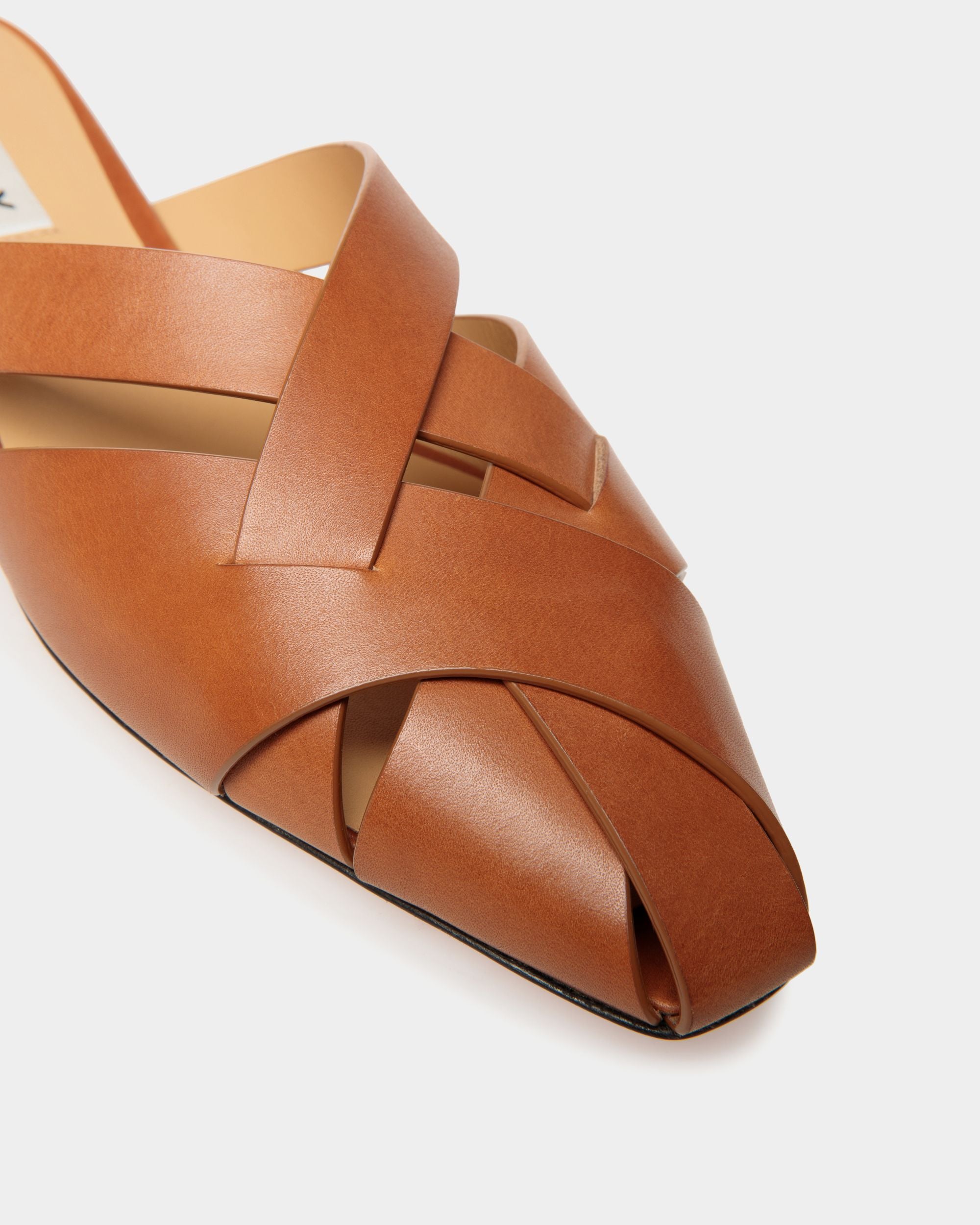 Sylt Sandal in Brown Brushed Leather - Women's - Bally - 06