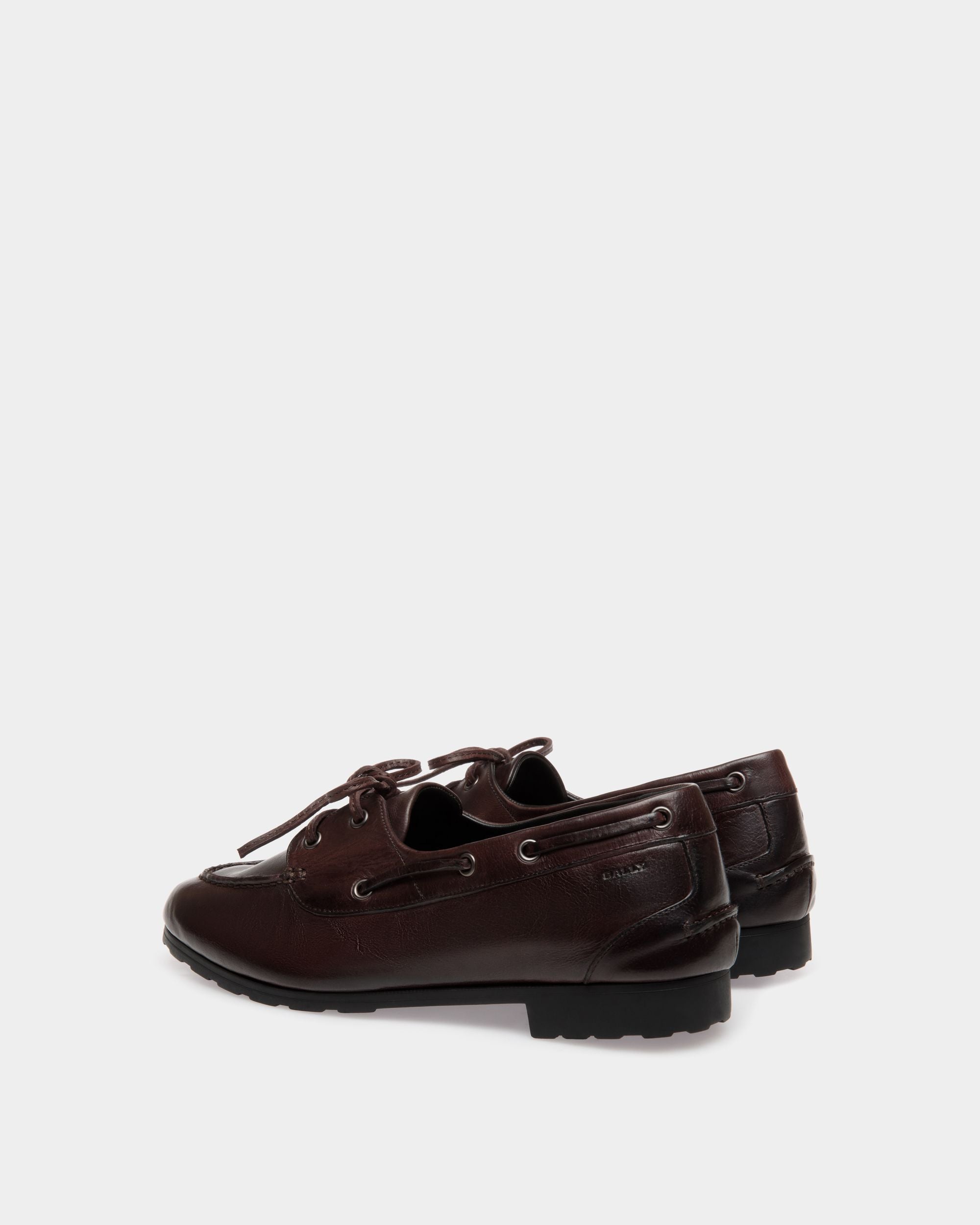 Plume Moccassin In Brown Buffalo - Women's - Bally - 03