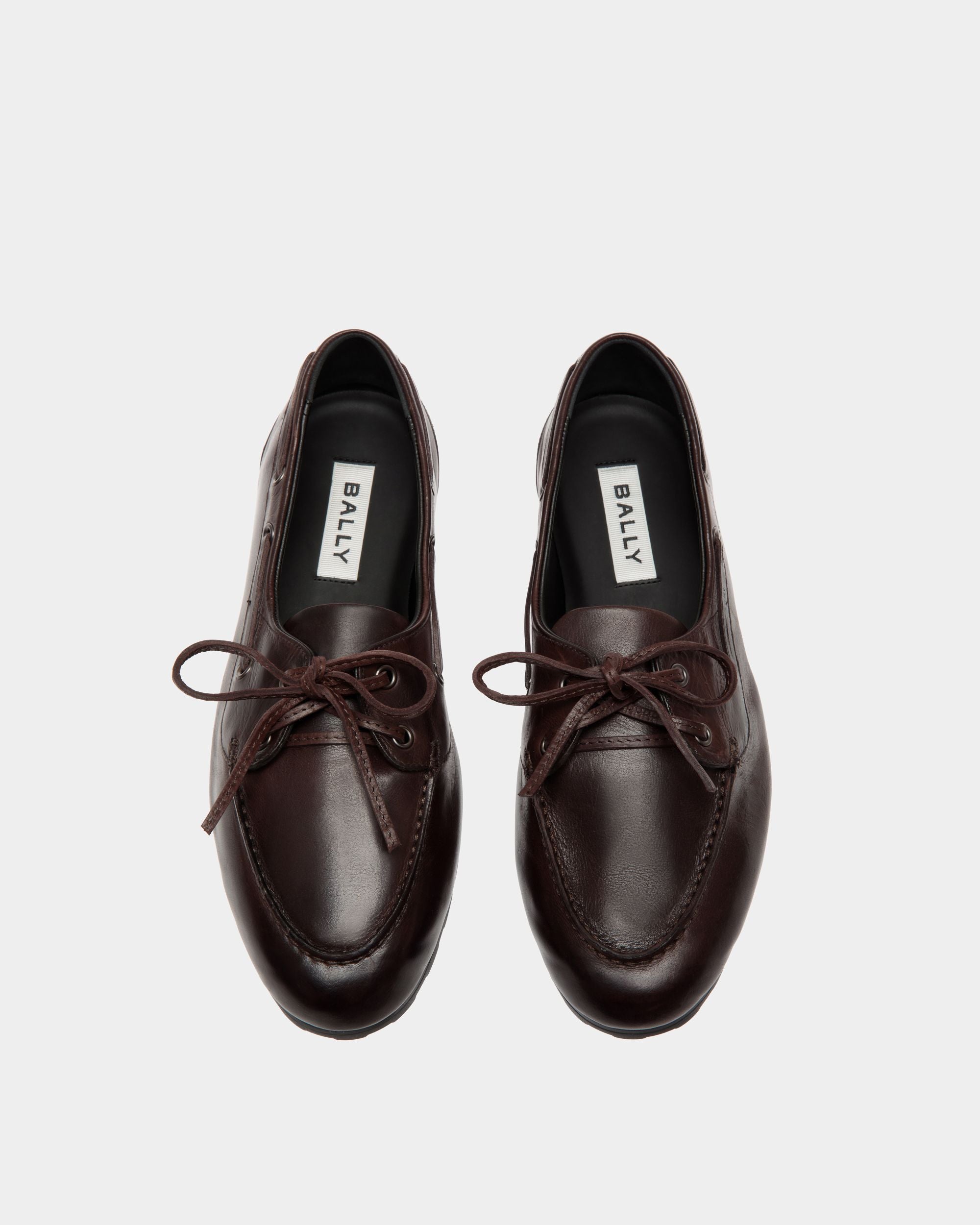 Plume Moccassin In Brown Buffalo - Women's - Bally - 04