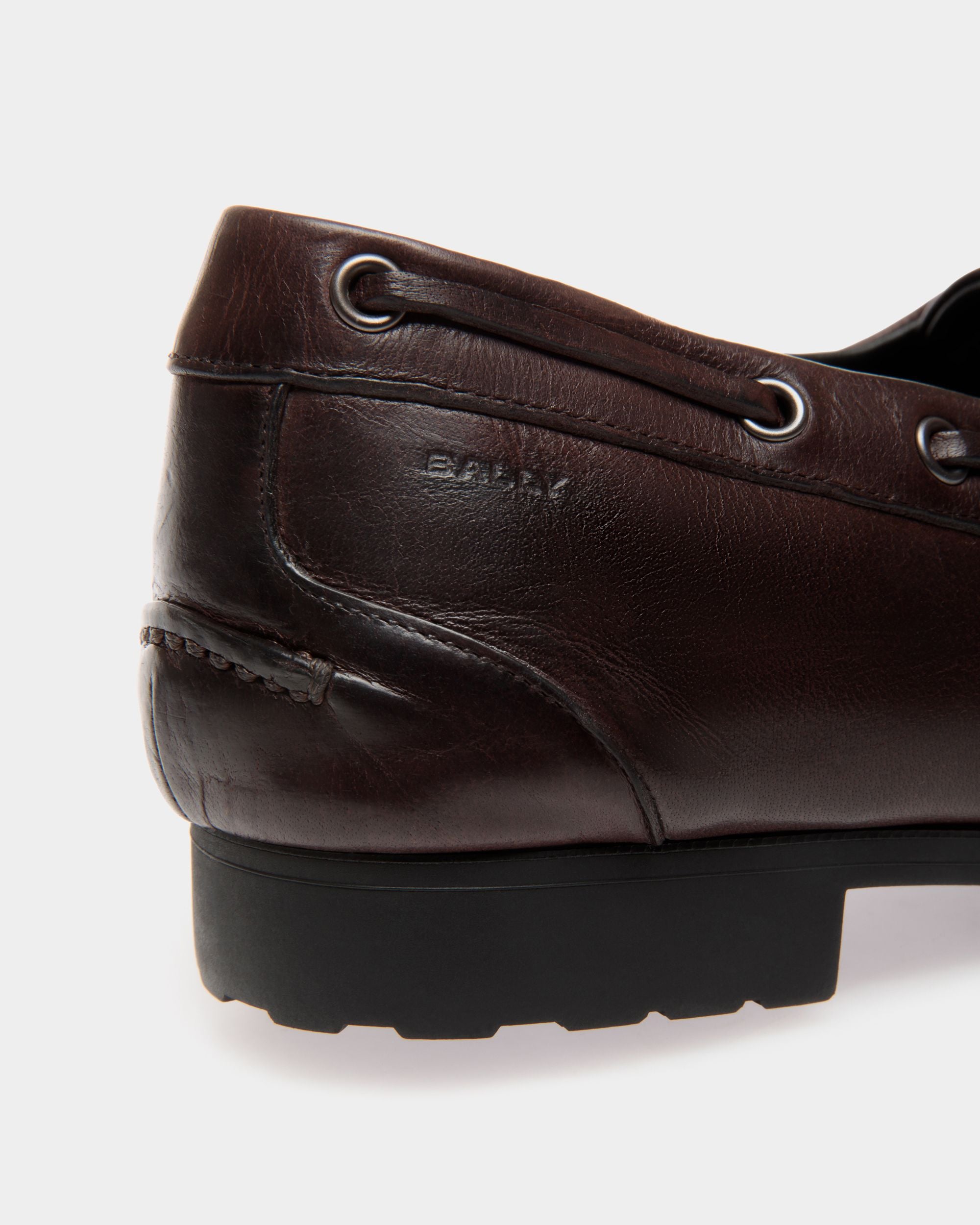 Plume Moccassin In Brown Buffalo - Women's - Bally - 05