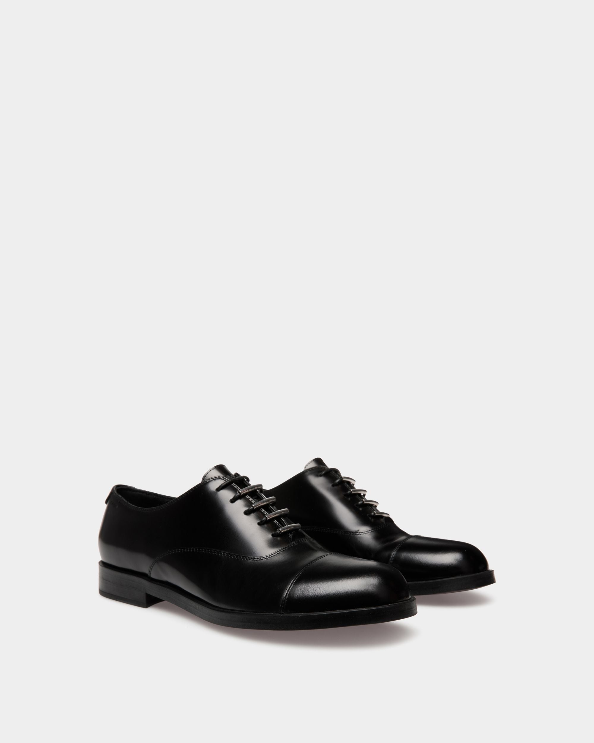 Egli Oxford In Black Leather - Women's - Bally - 02