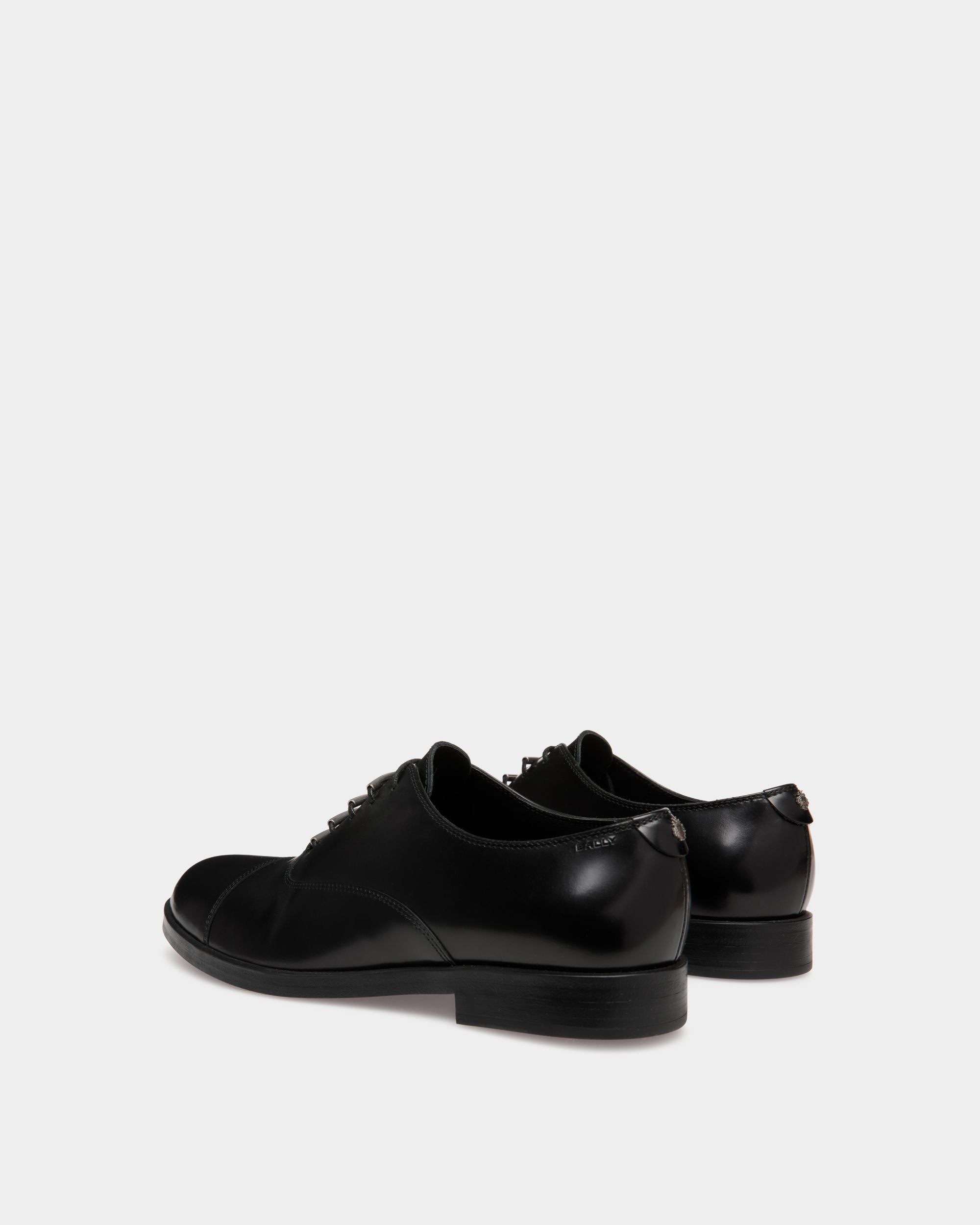 Egli Oxford In Black Leather - Women's - Bally - 03