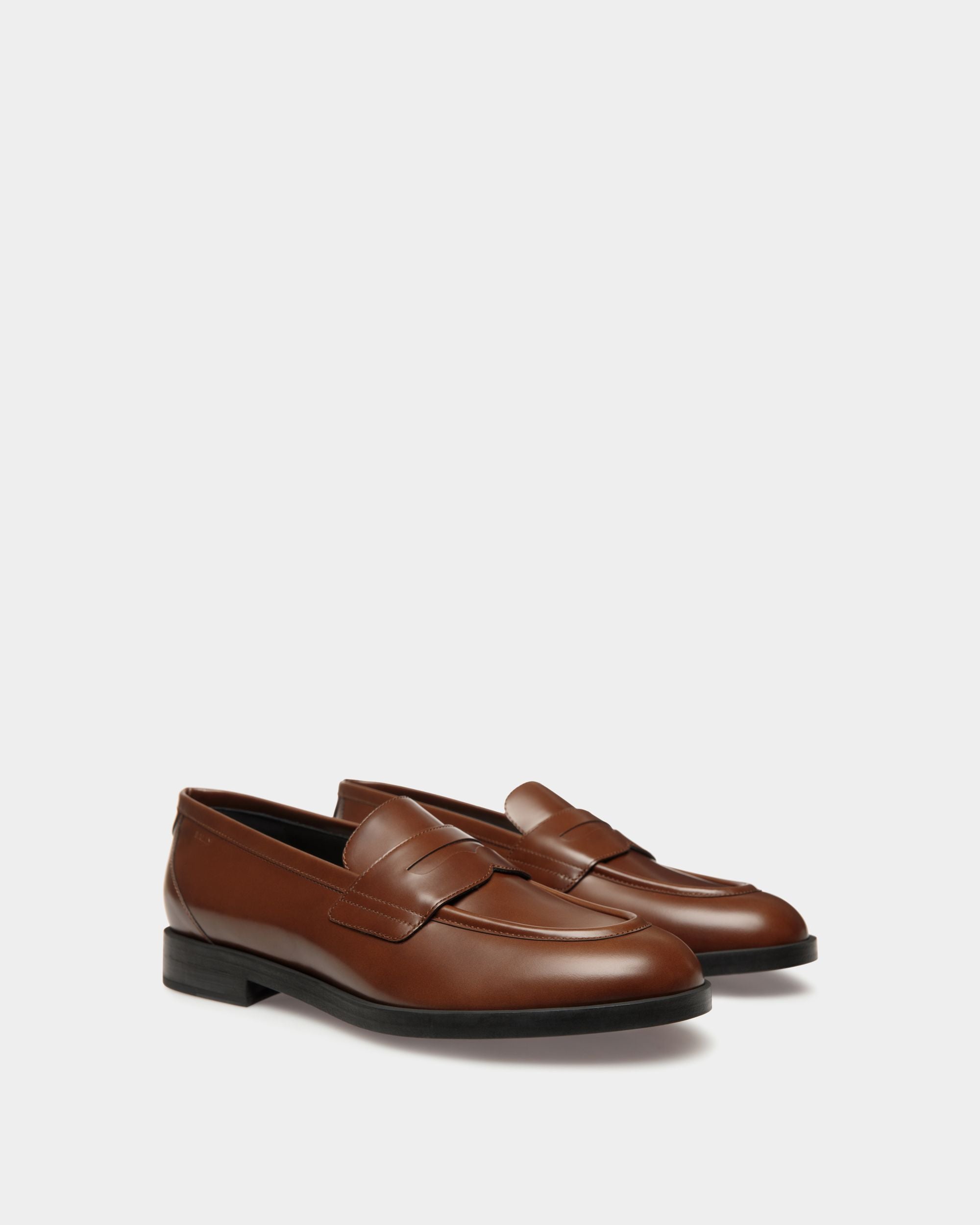 Egli Loafer In Brown Leather - Women's - Bally - 02