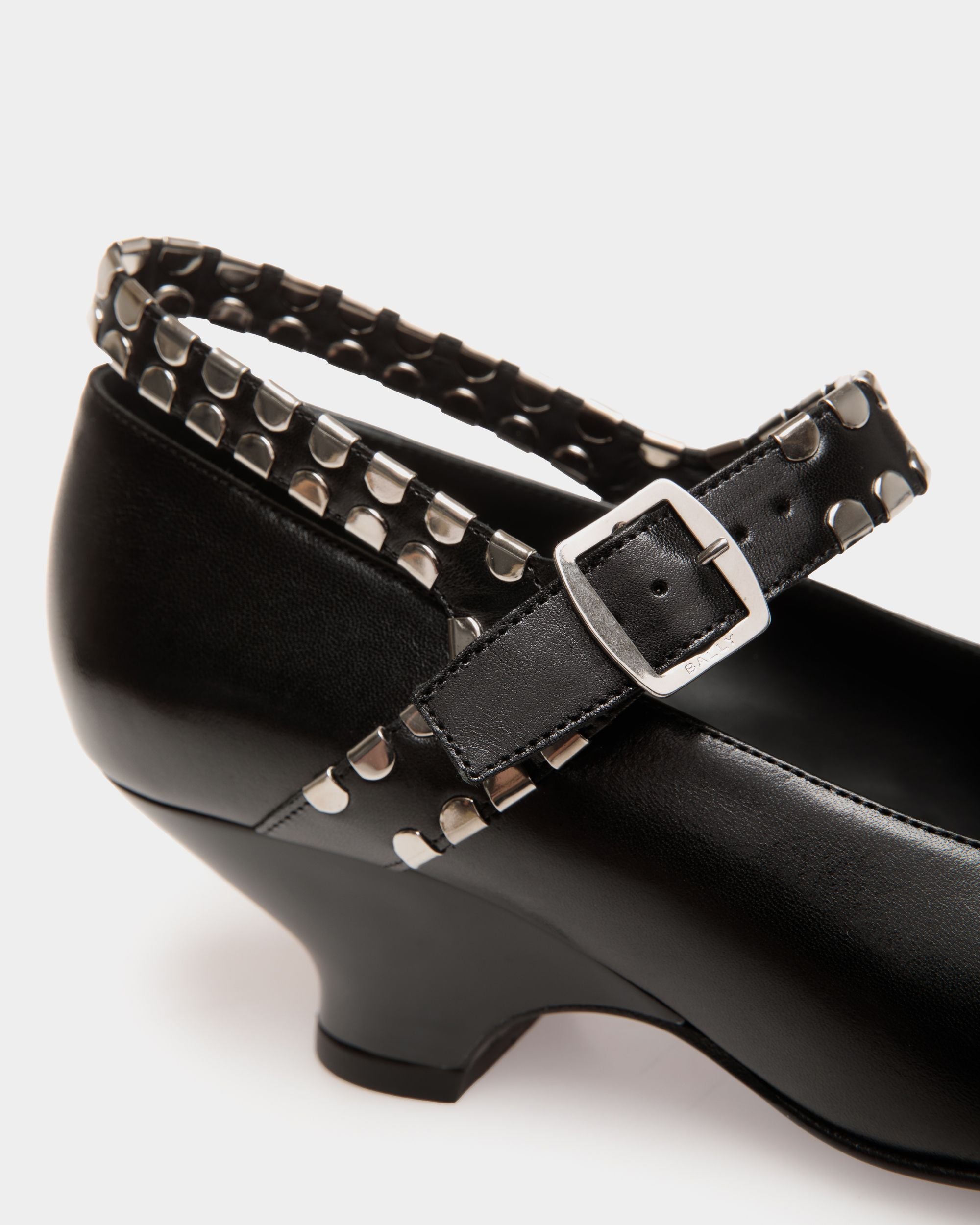 Glendy Pump in Black Leather - Women's - Bally - 05