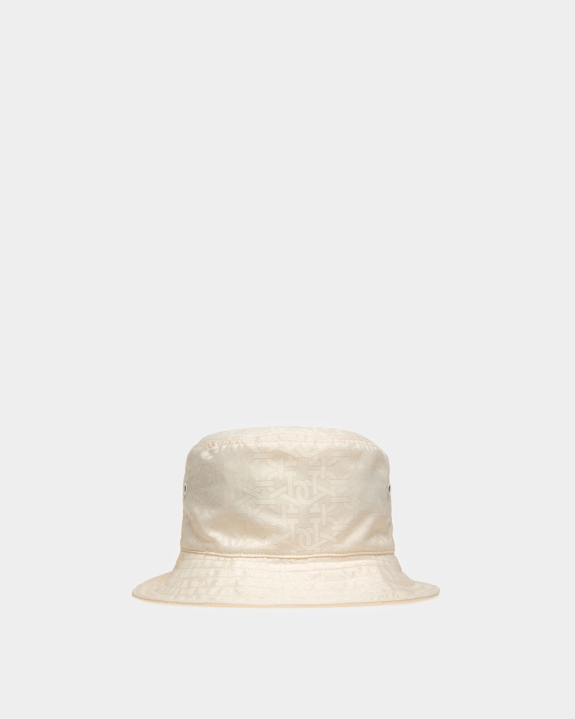 Nylon Bucket Hat In Bone - Women's - Bally - 02