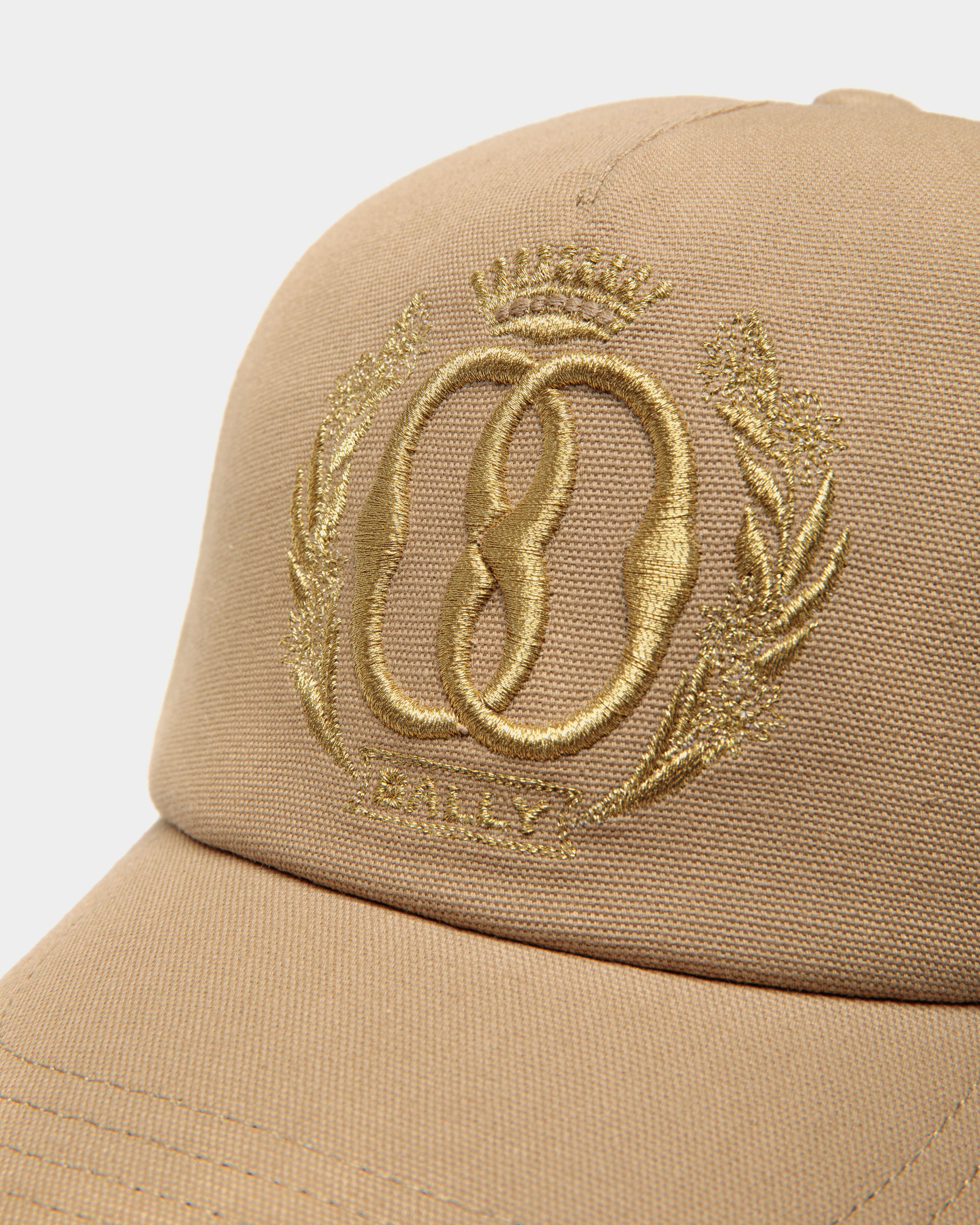 Baseball Hat in Beige Cotton - Women's - Bally - 03