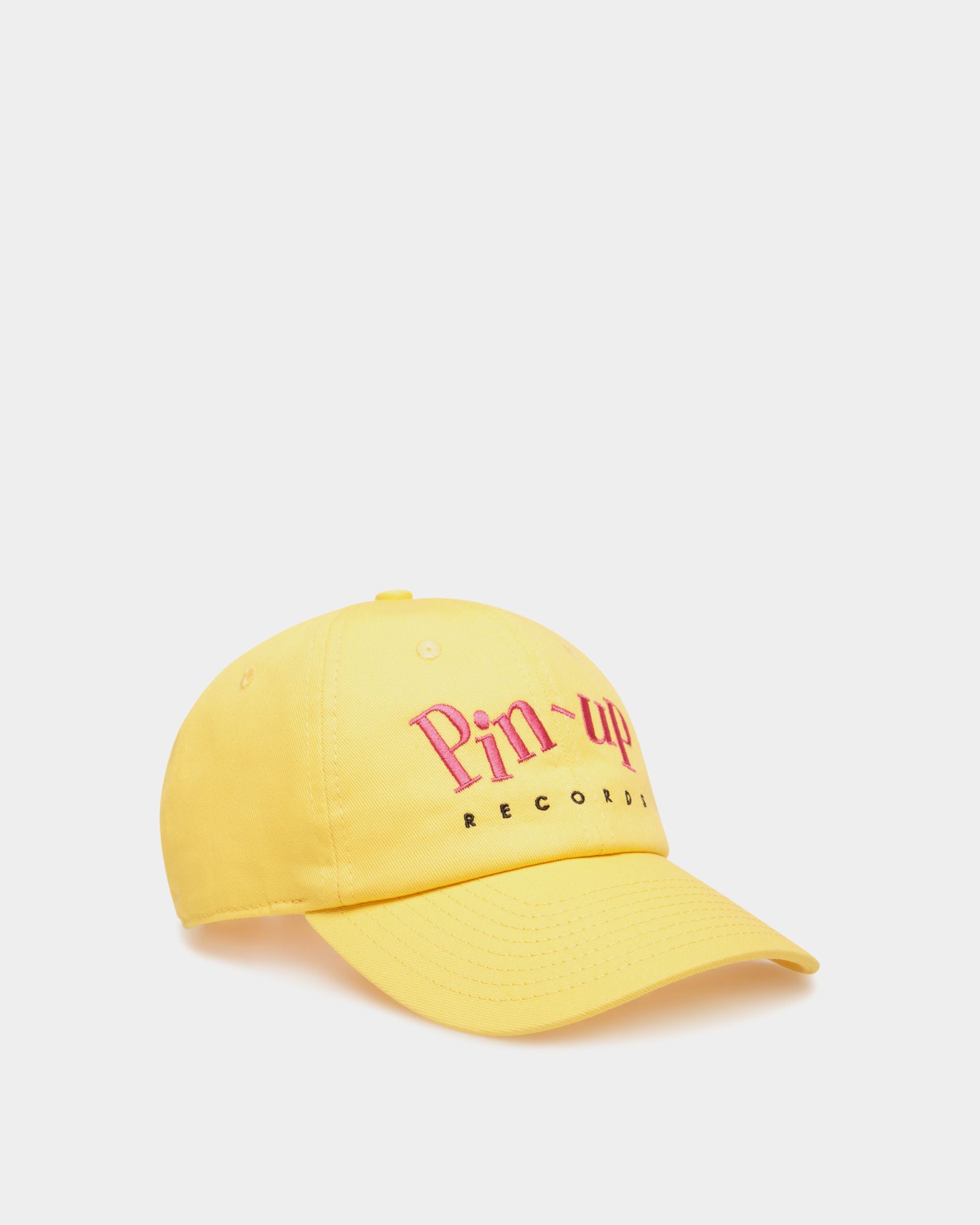 DJ Leo Mas x Bally Baseball Hat in Yellow Cotton - Women's - Bally - 01