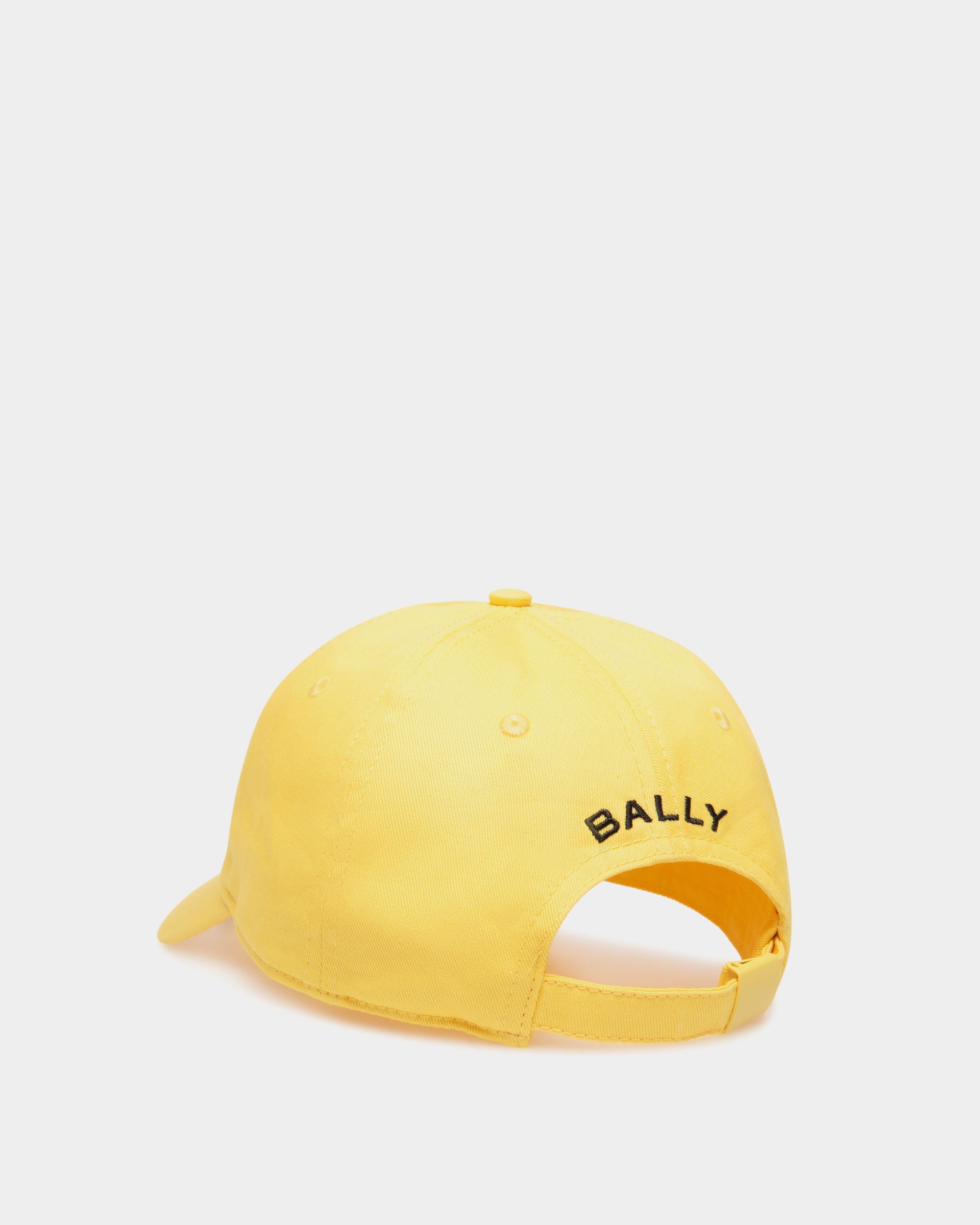 DJ Leo Mas x Bally Baseball Hat in Yellow Cotton - Women's - Bally - 03
