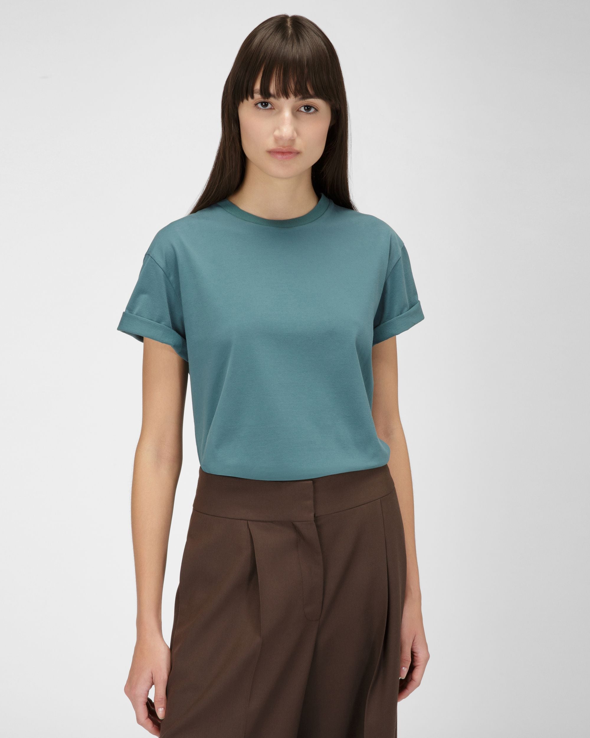 Logo Patch T-Shirt - Women's - Bally - 01
