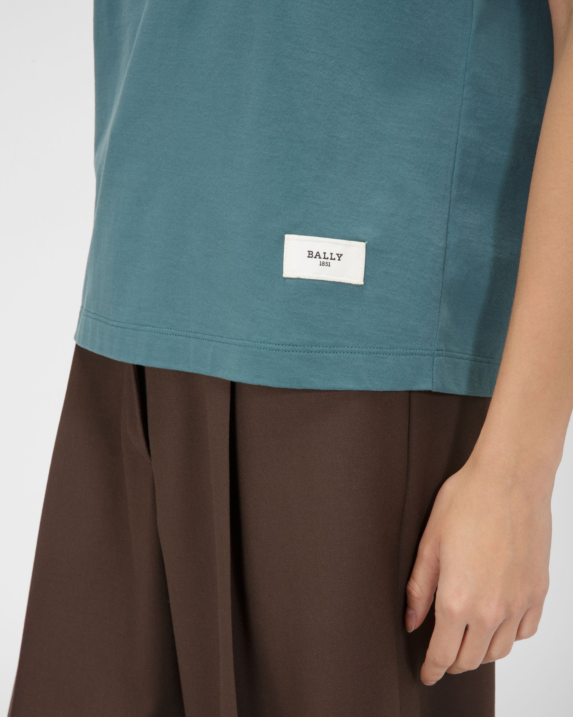 Logo Patch T-Shirt - Women's - Bally - 02