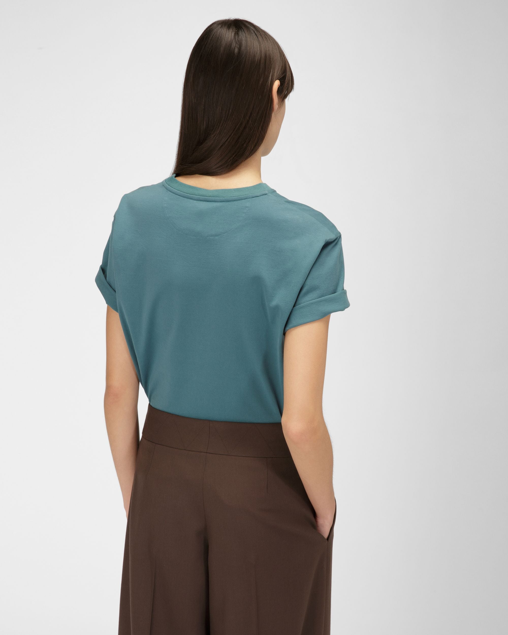 Logo Patch T-Shirt - Women's - Bally - 03