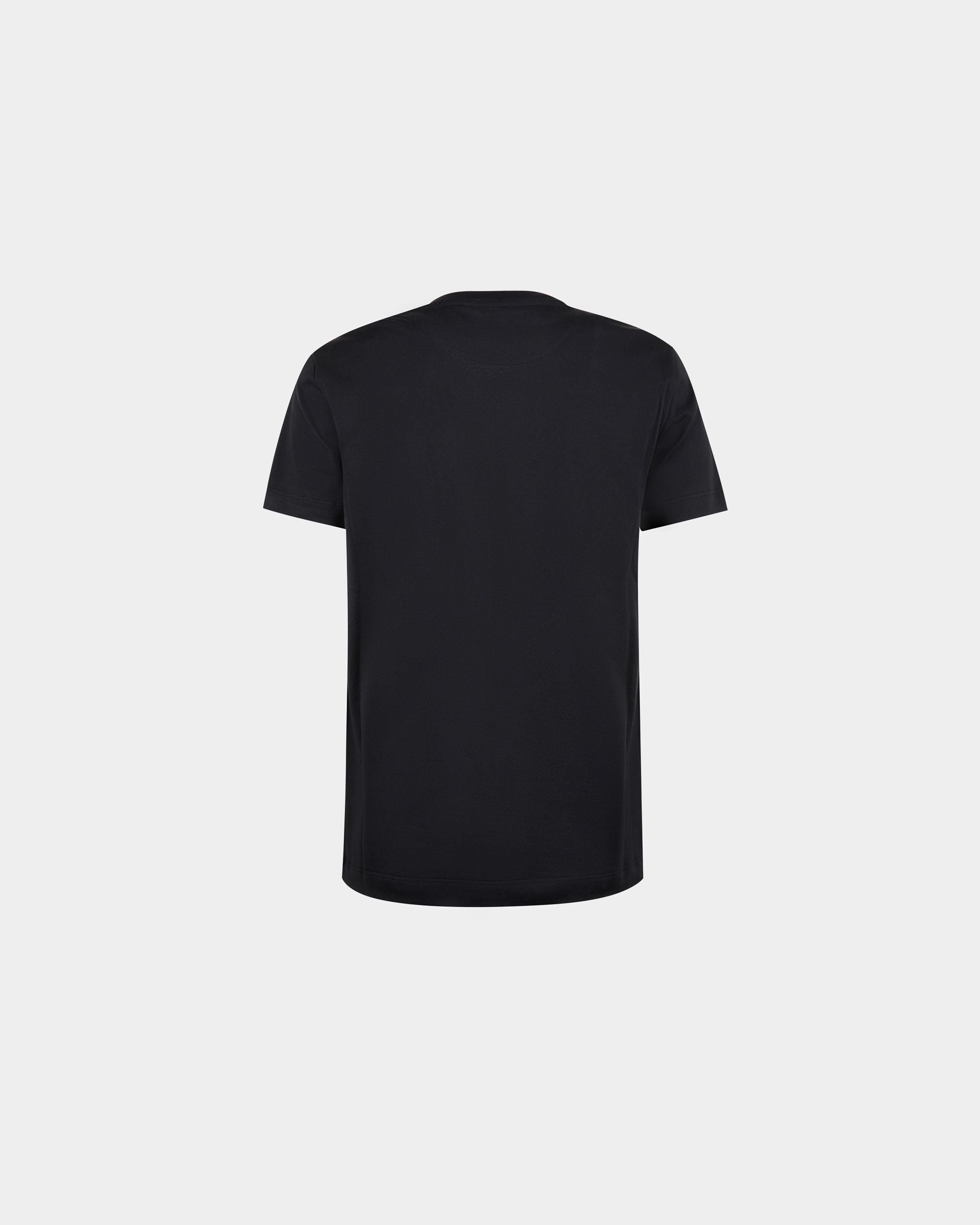 T-Shirt in Dark Blue Cotton - Women's - Bally - 03