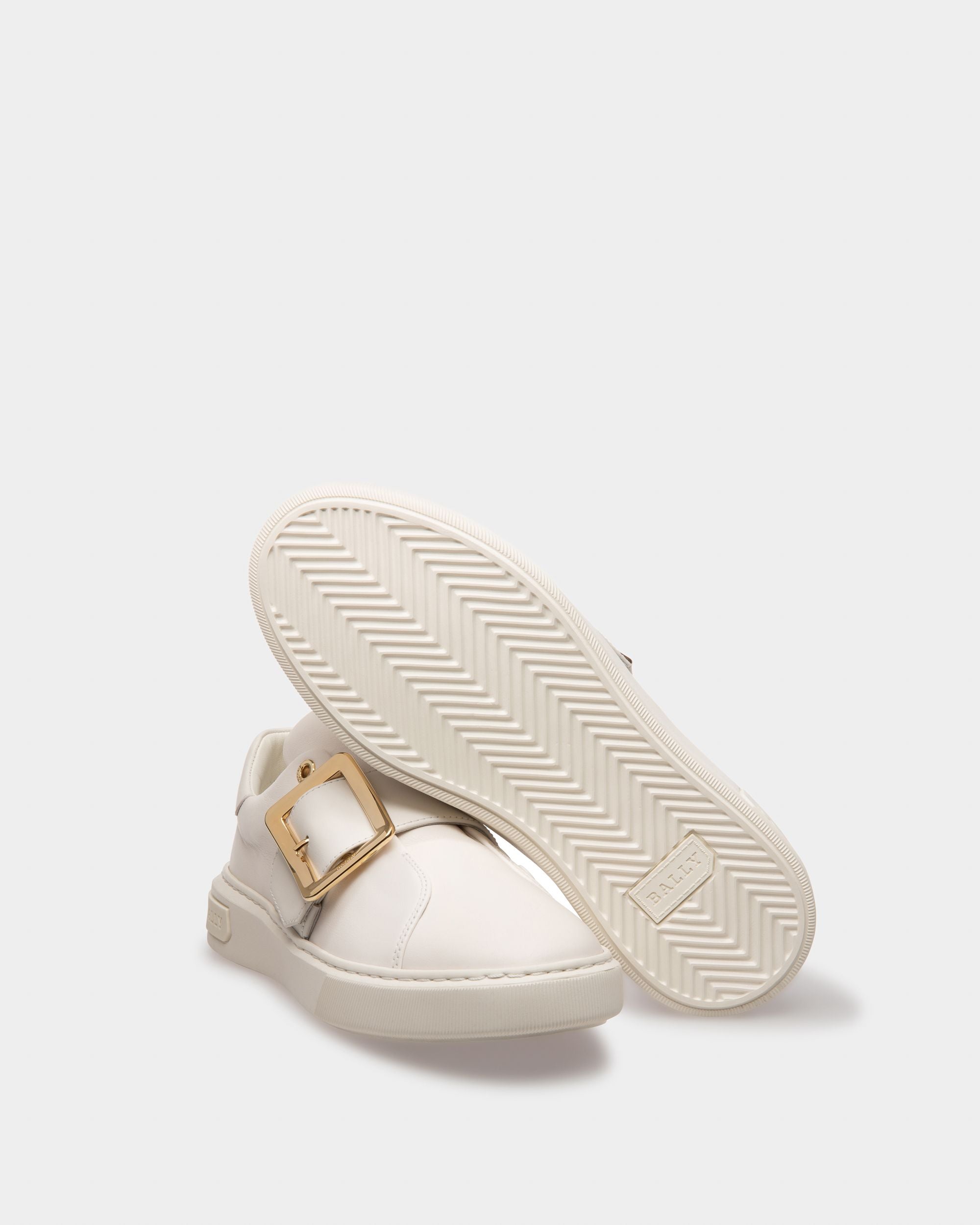 Misty Sneakers In White Leather - Women's - Bally - 04