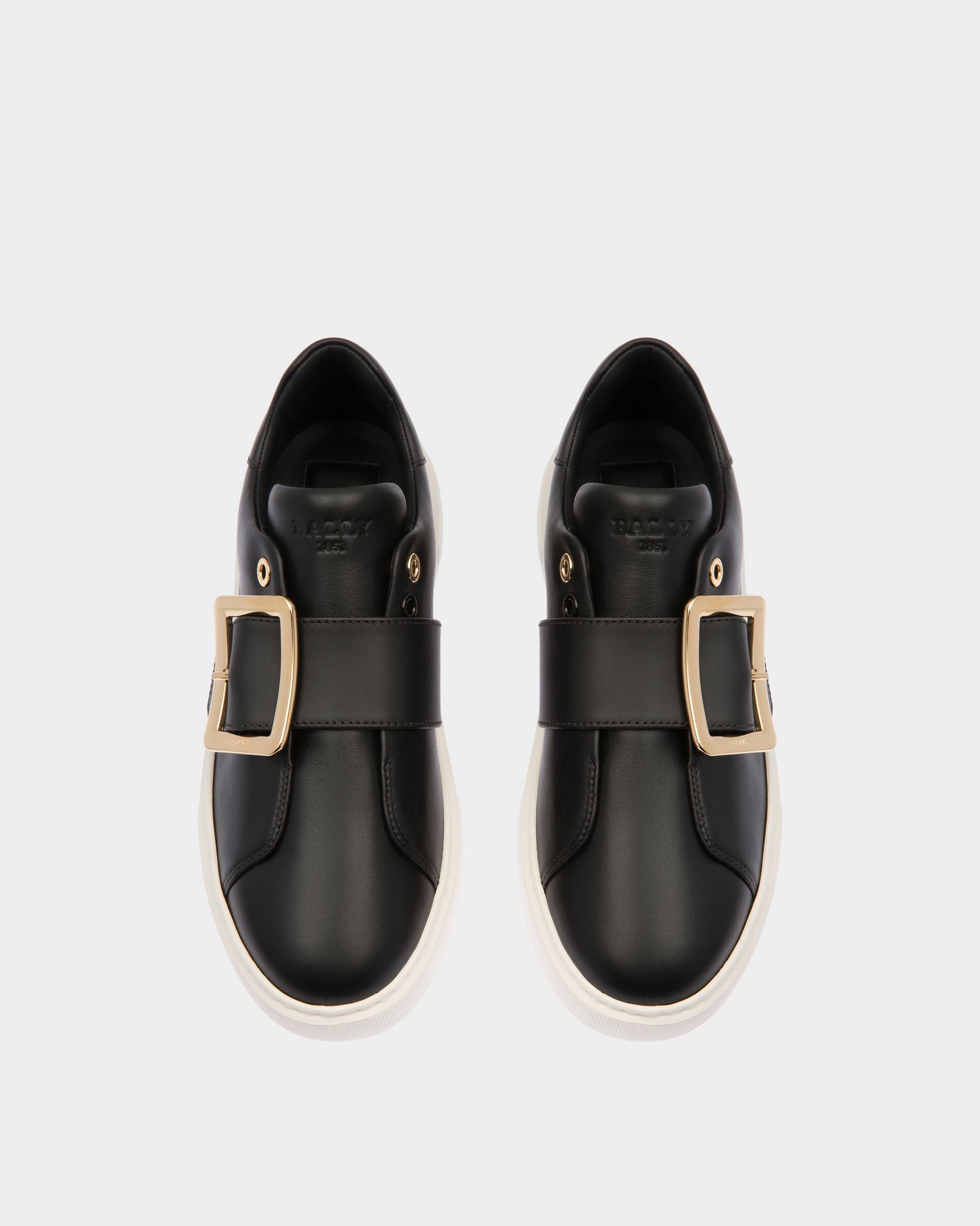 Misty Sneakers In Black Leather - Women's - Bally - 02