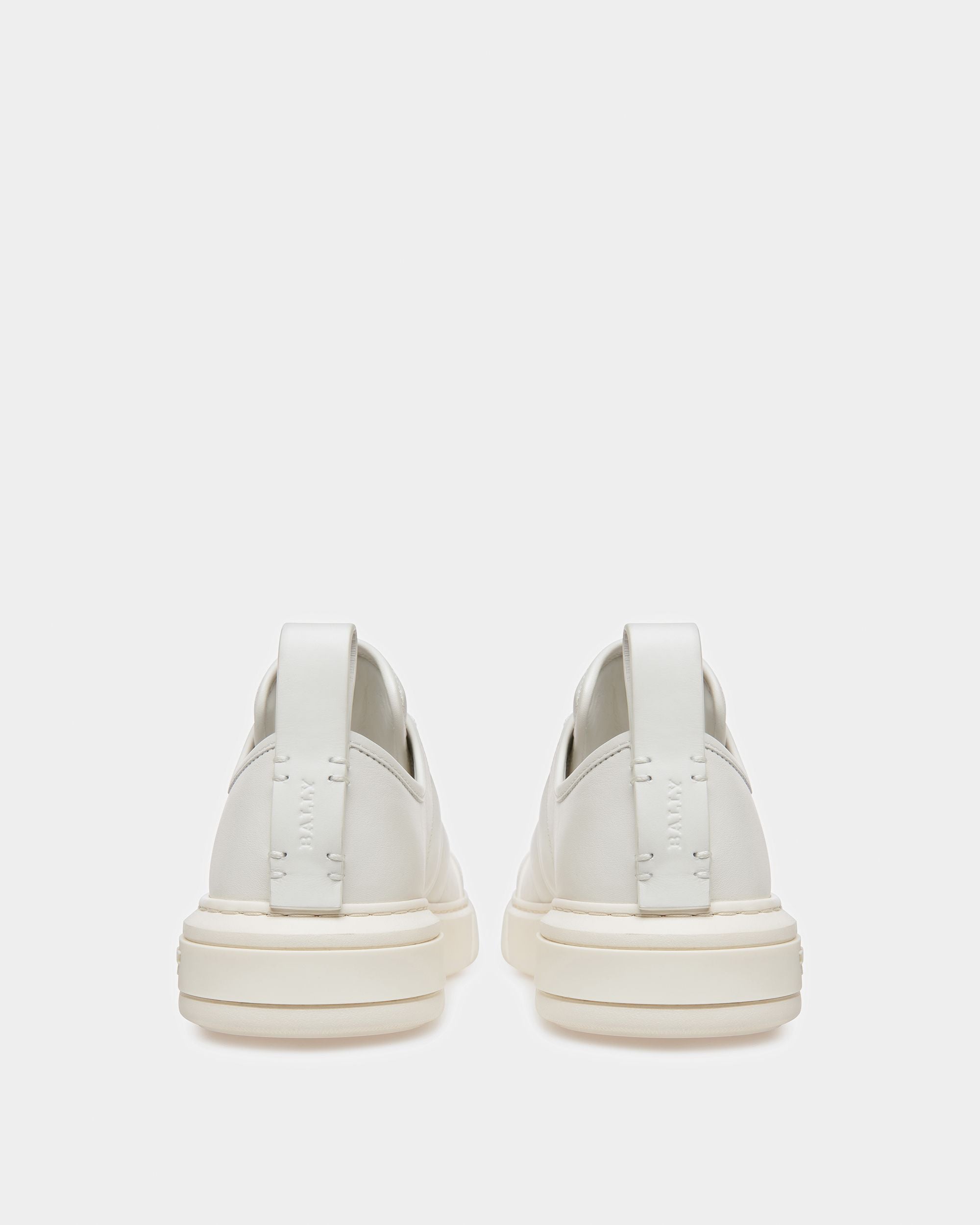 Medyn Leather Sneakers In White - Women's - Bally - 04
