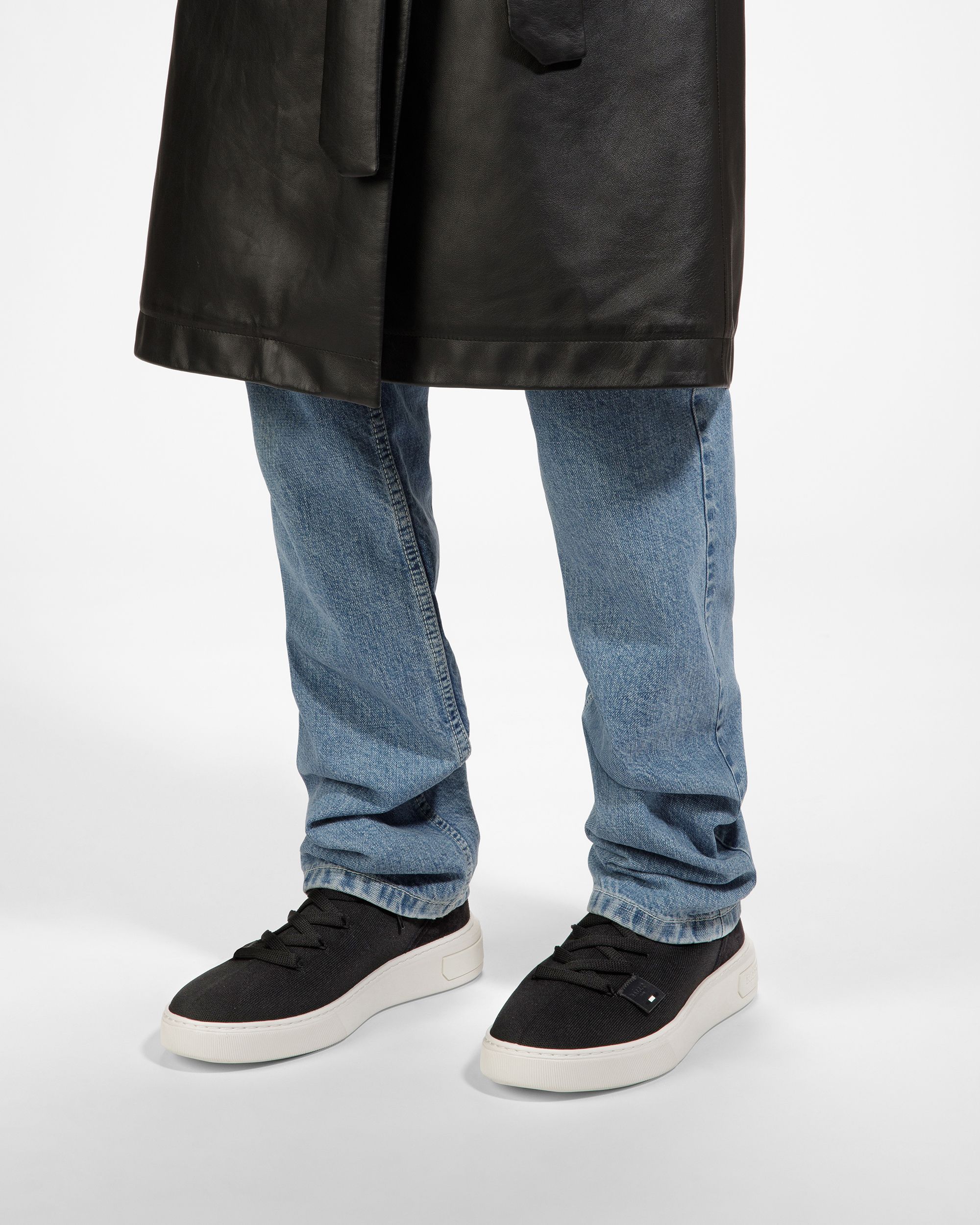 Mitys Leather Sneakers In Black - Women's - Bally - 07