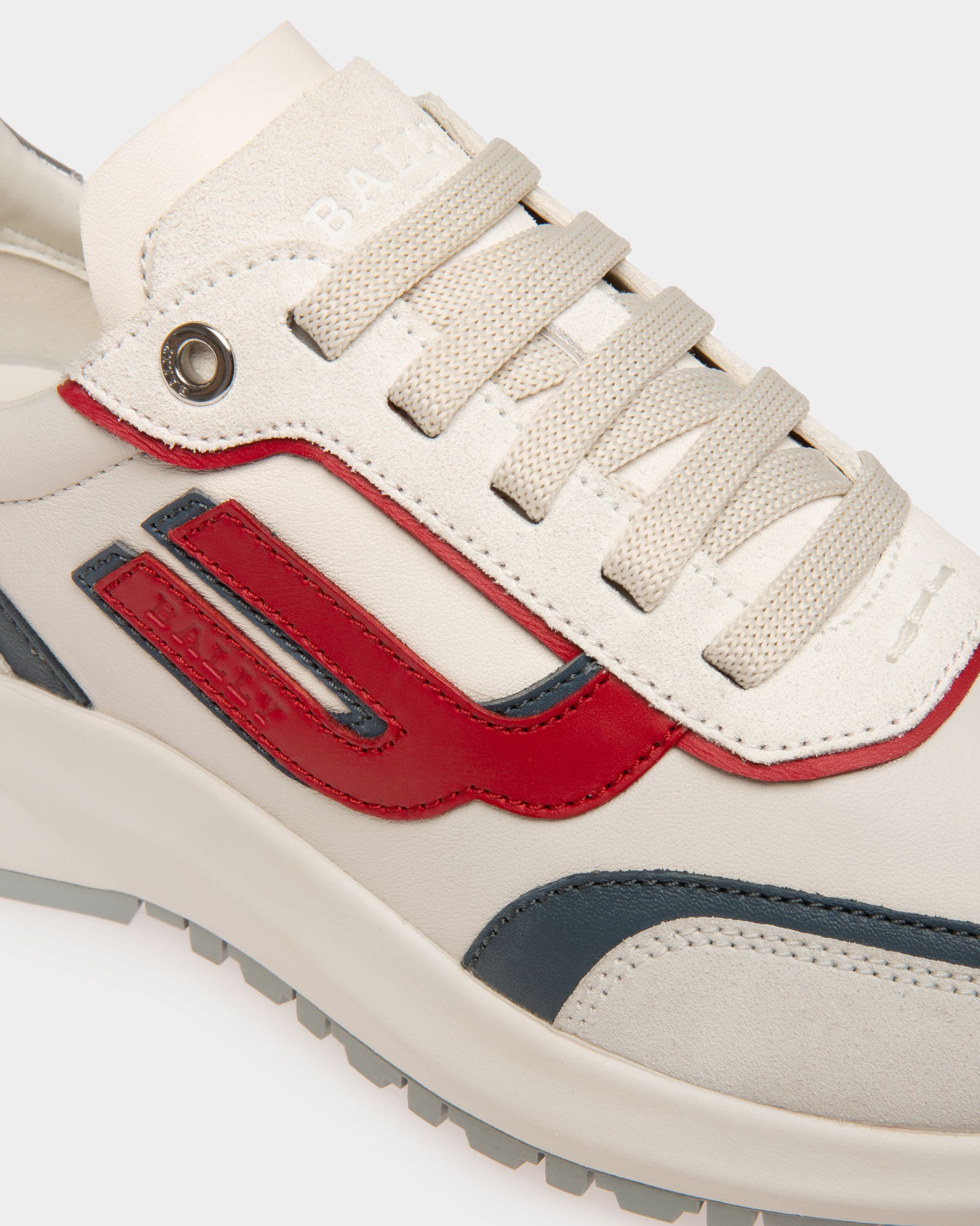 Demmy Leather Sneakers In White - Women's - Bally - 06