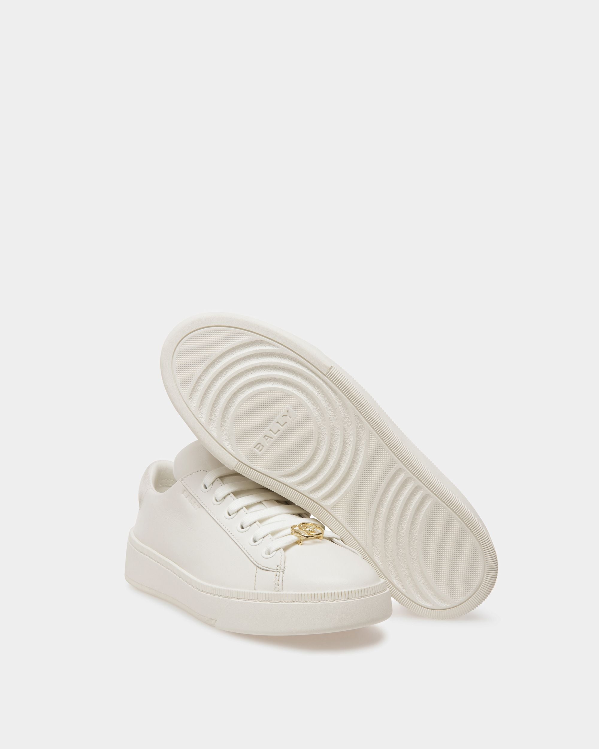 Raise Sneakers In White Leather - Women's - Bally - 05