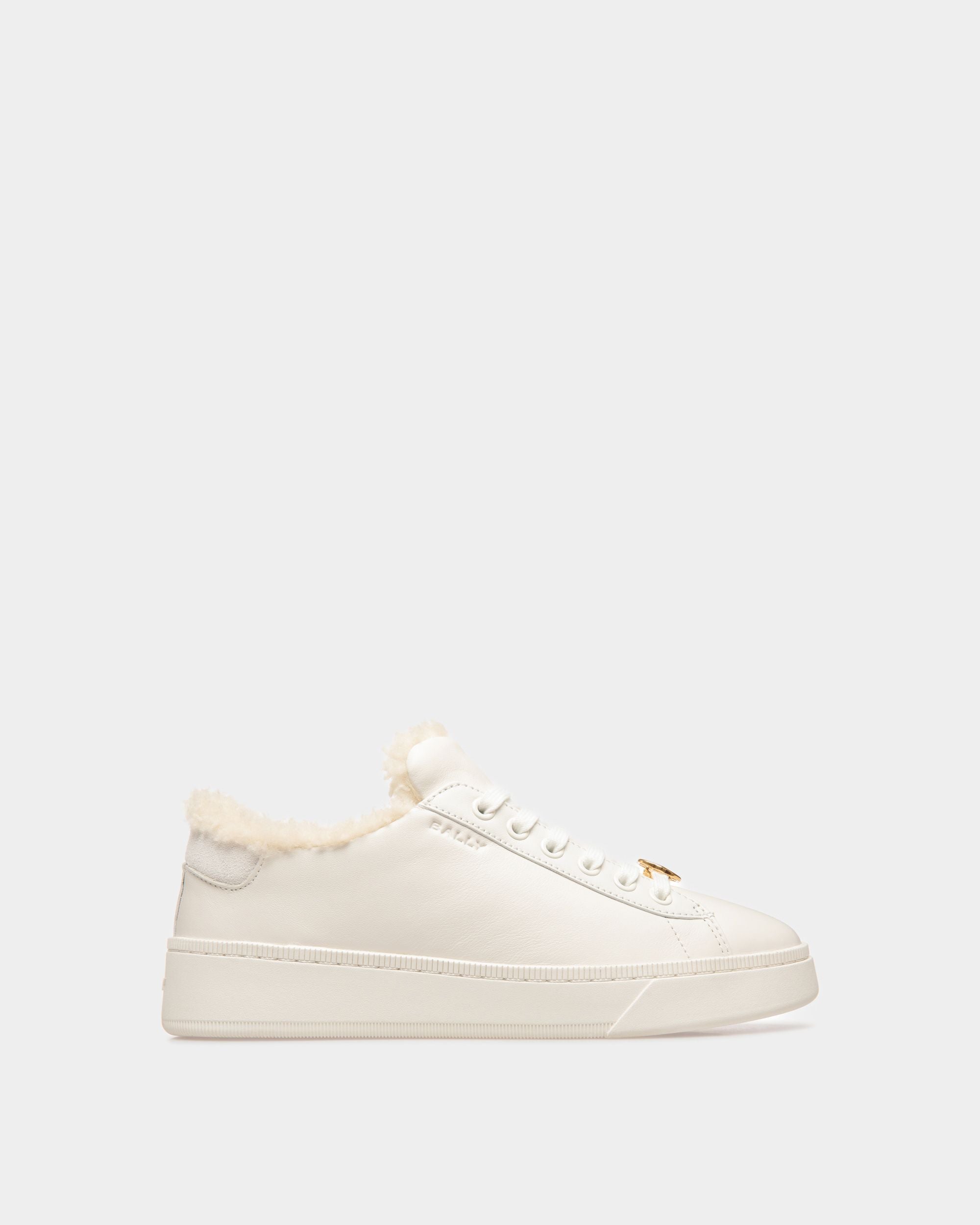 Raise Sneakers In White Leather - Women's - Bally - 01
