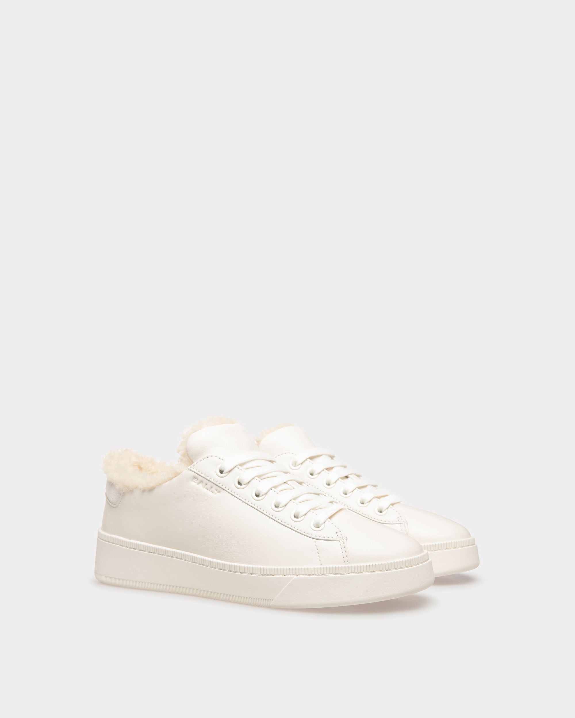 Raise Sneakers In White Leather - Women's - Bally - 04