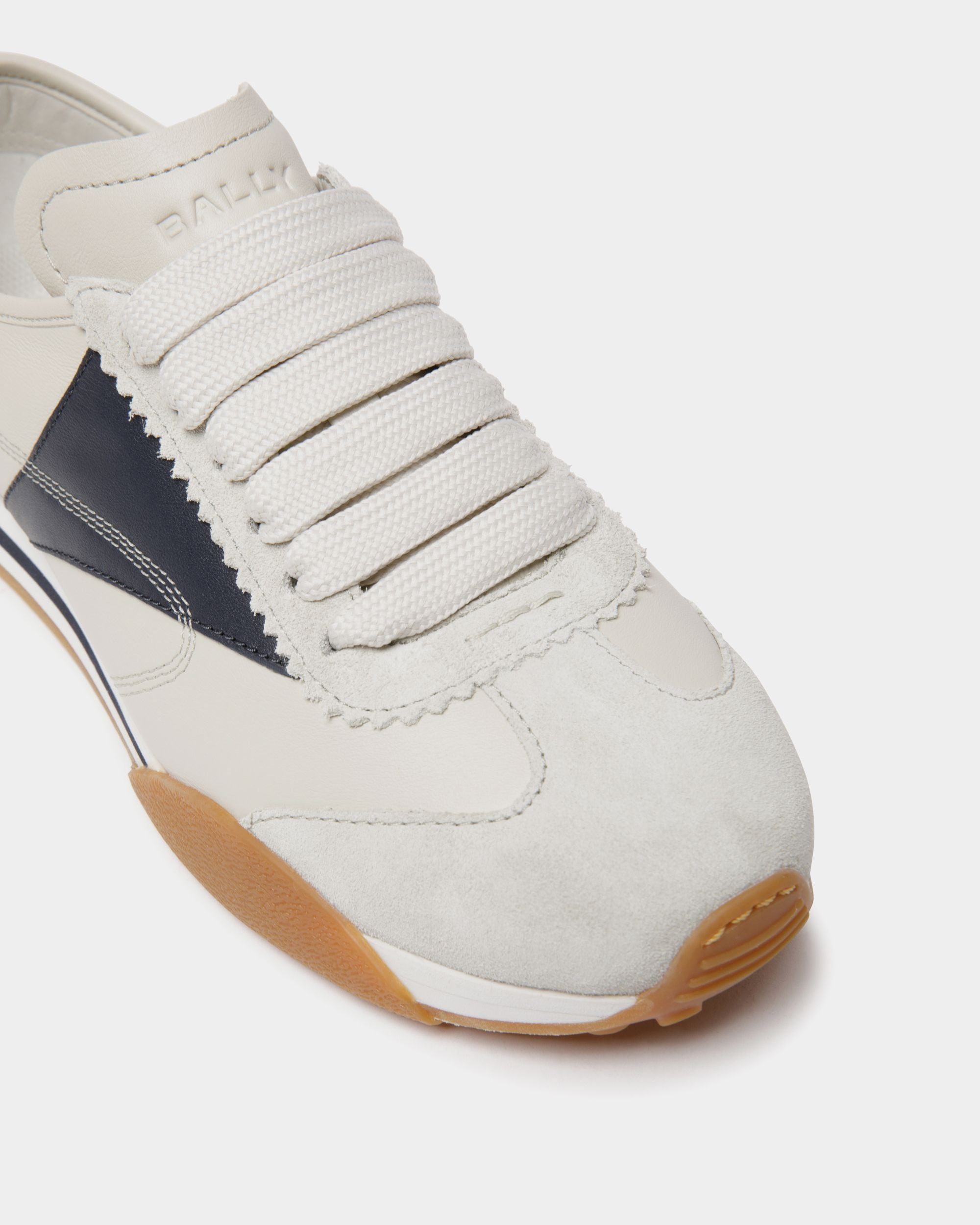 Womens navy leather sneakers cheap