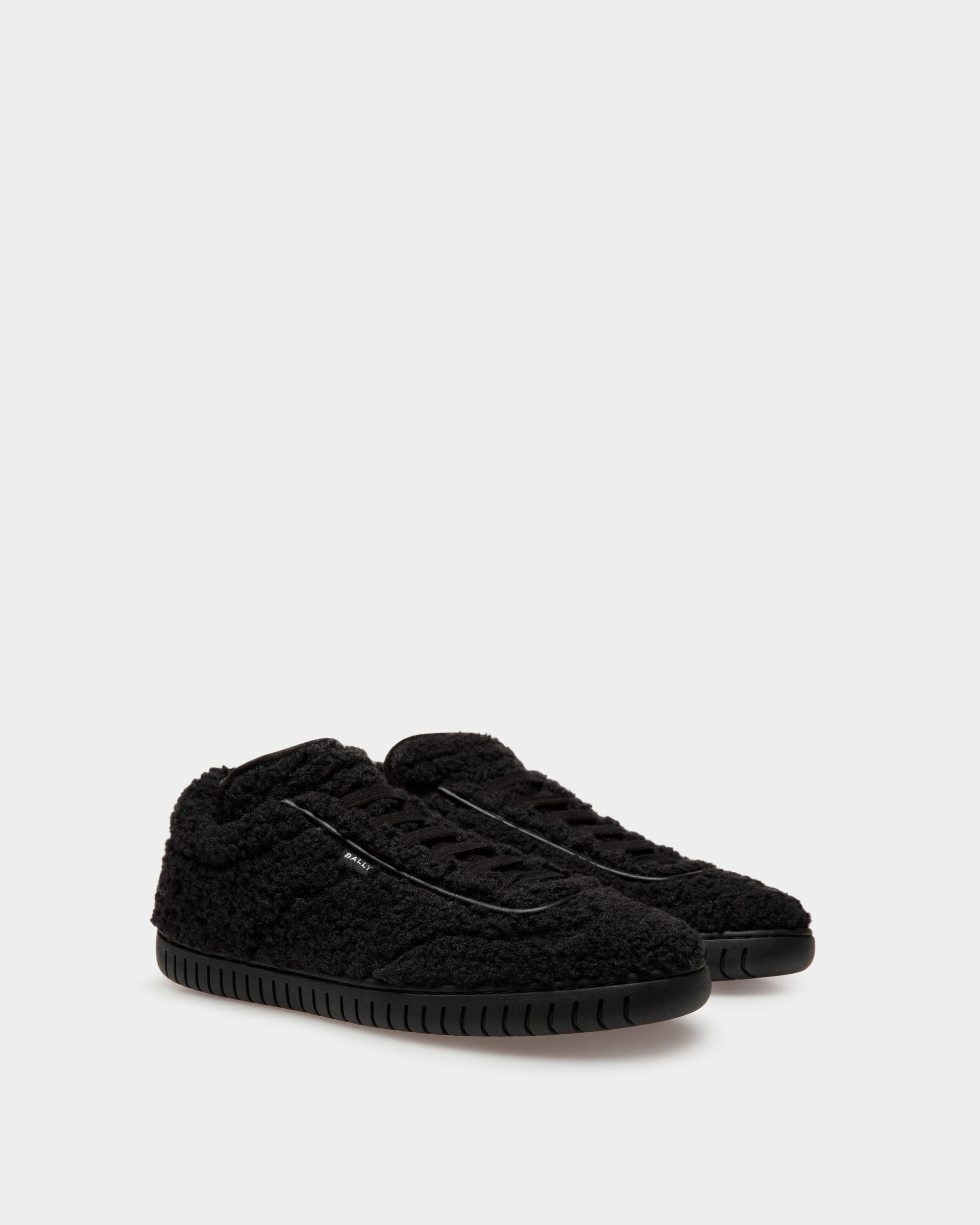 Player Sneakers In Black Synthetic Fur - Women's - Bally - 02