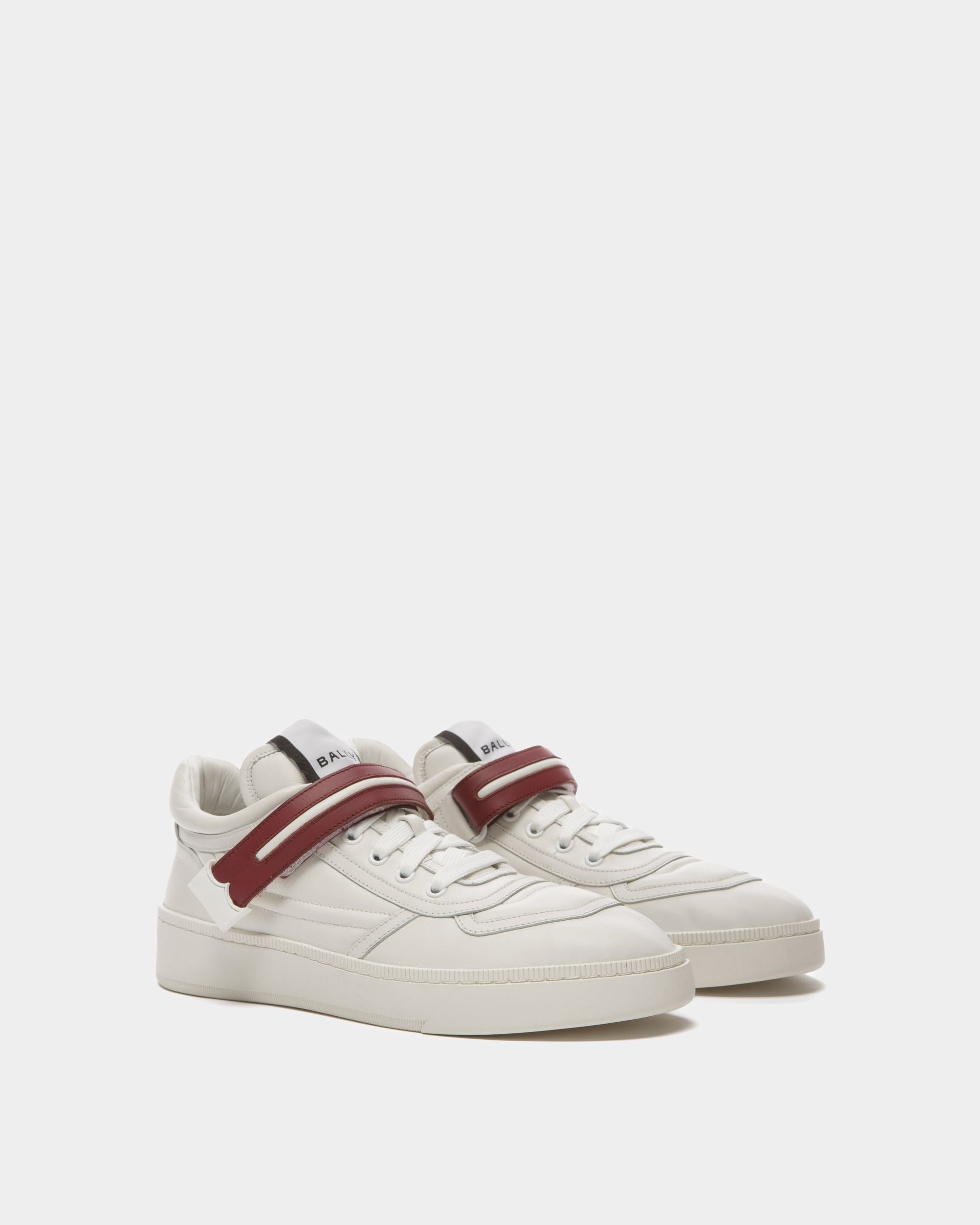 Raise Sneaker in White Leather - Women's - Bally - 02